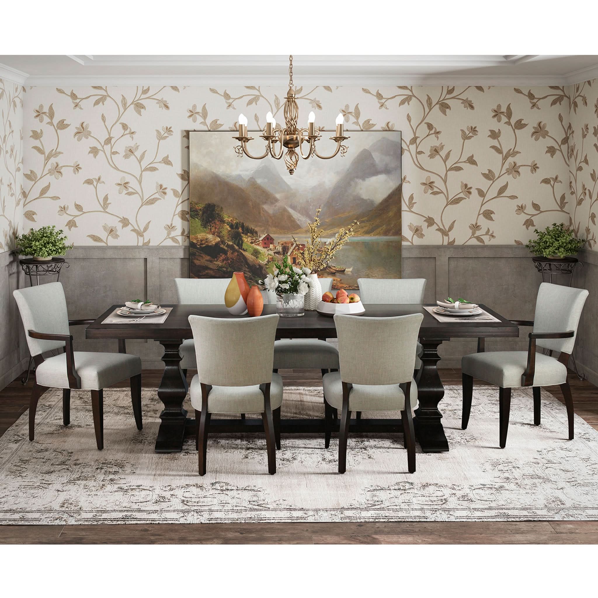 Ashford Trestle Dining Table - Image 4