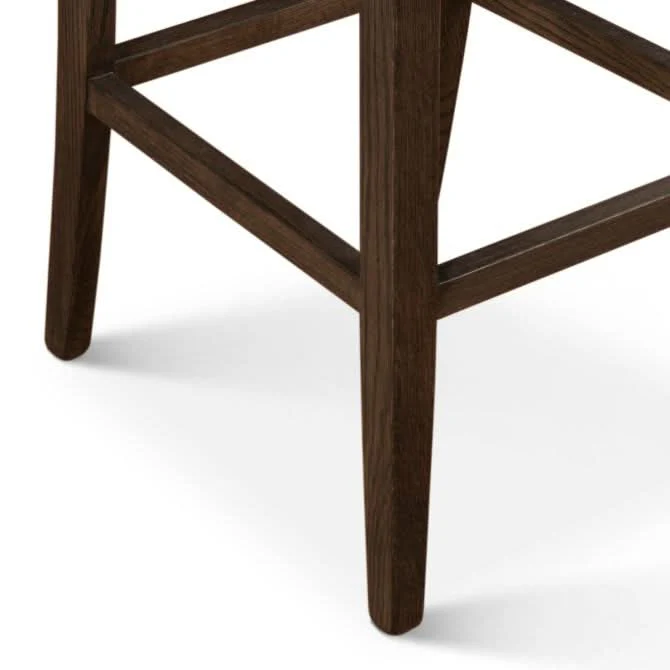 Aven Green Eco-Suede Counter Chair - Image 8