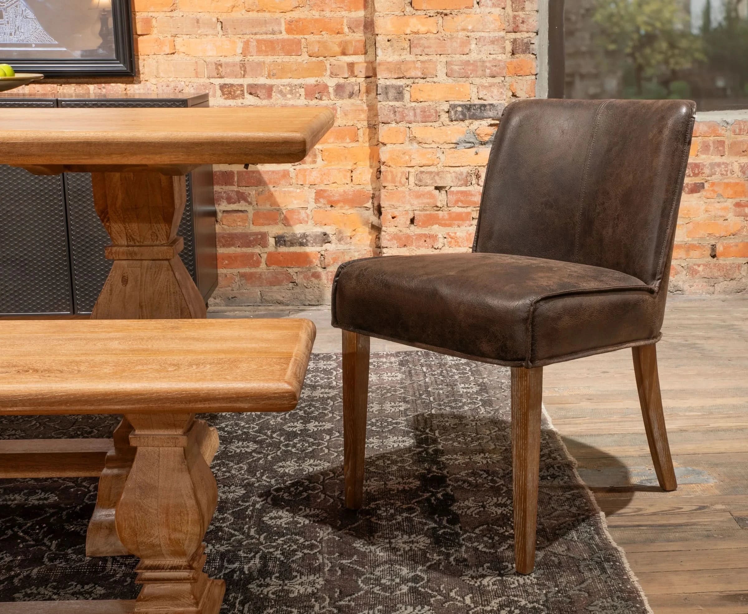 Avery Leather Side Chairs - Image 2