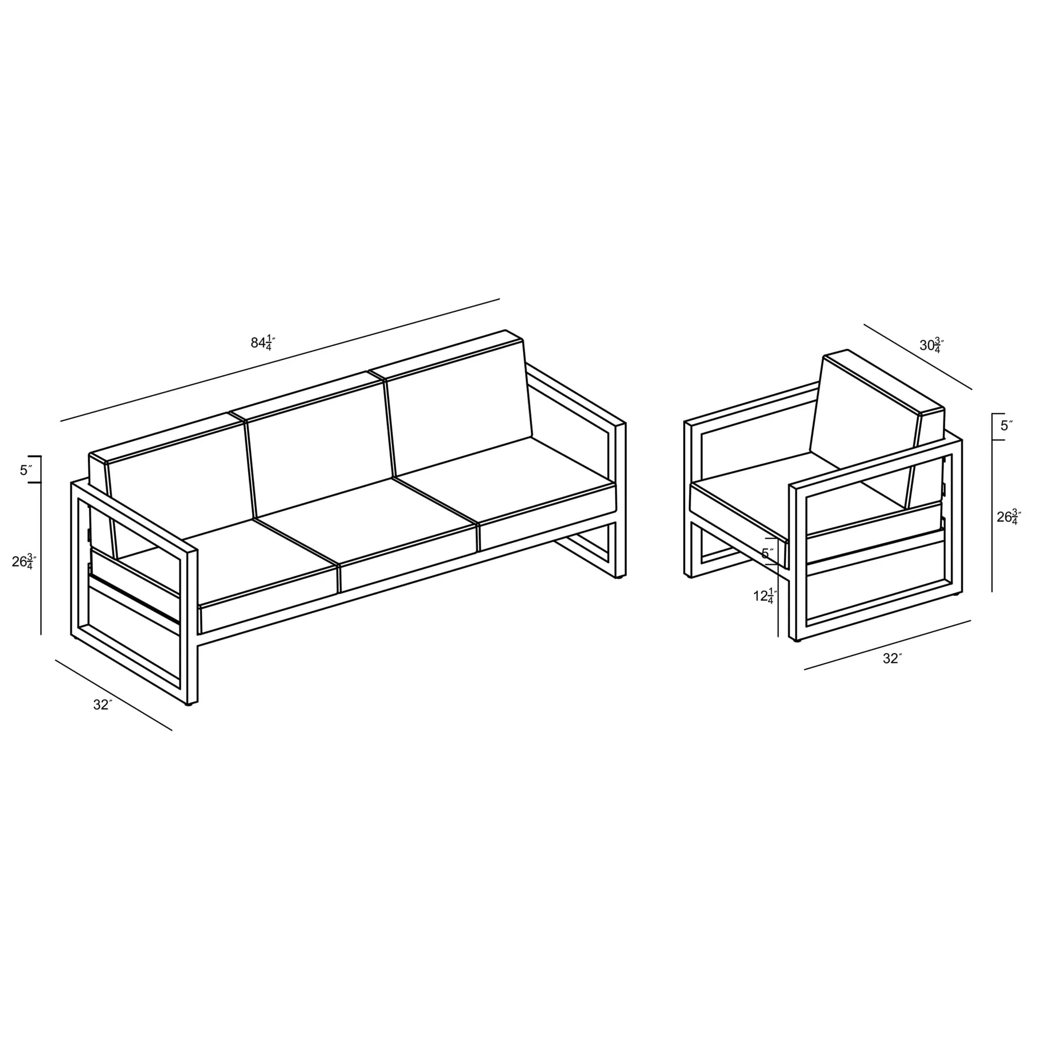 Avion 2 Piece Sofa Set - Image 12
