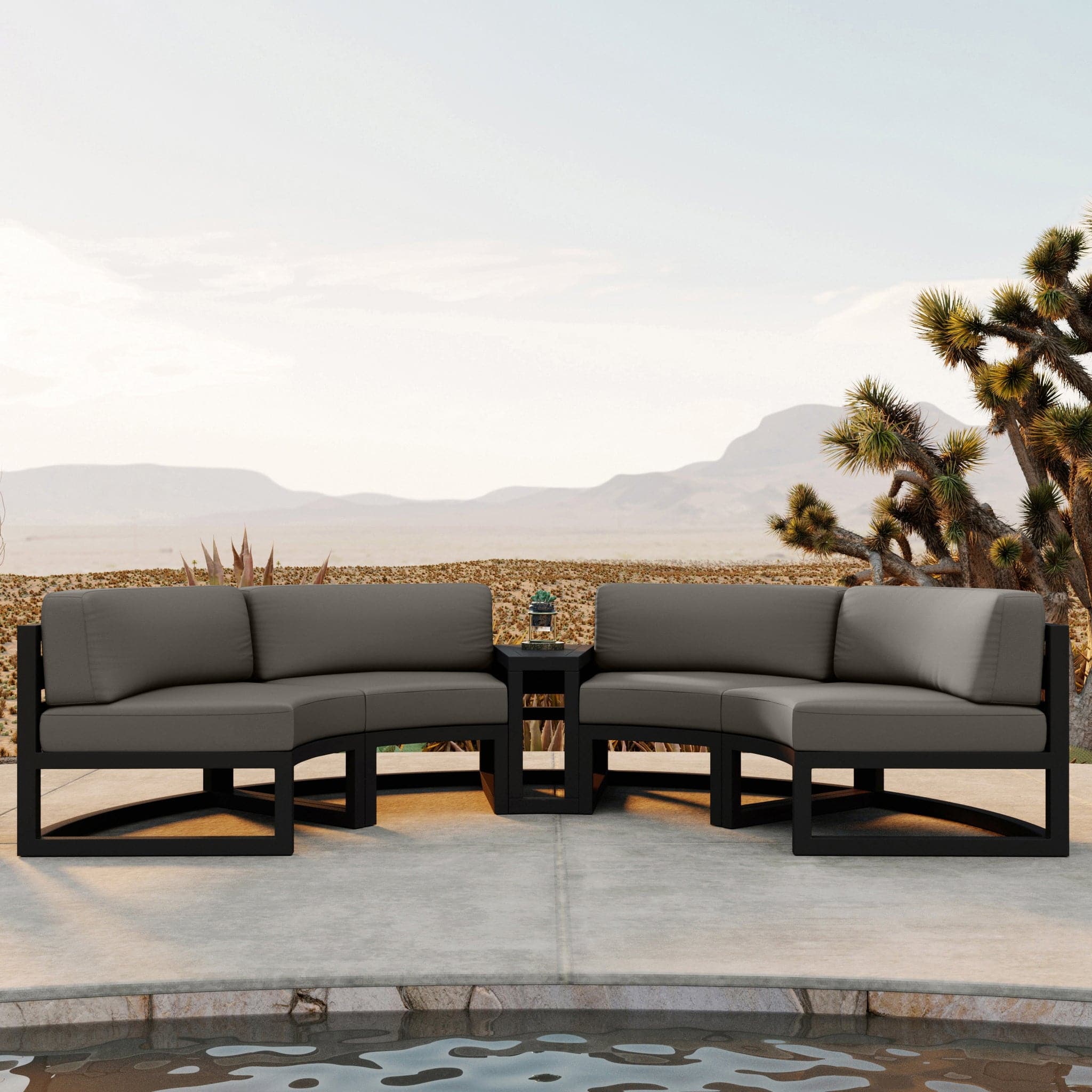 Avion 3 Piece Curve Sectional Set - Image 4