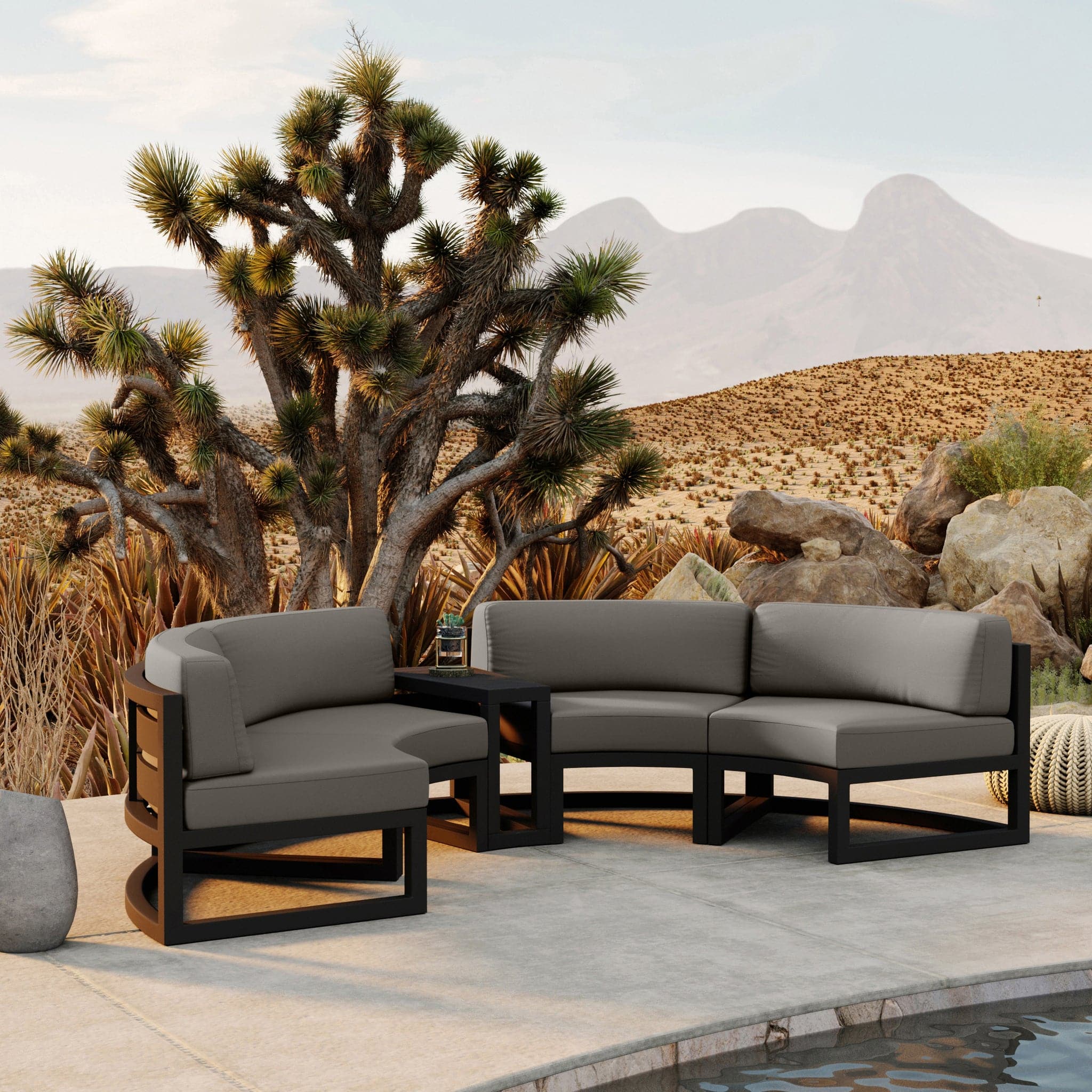 Avion 3 Piece Curve Sectional Set - Image 6
