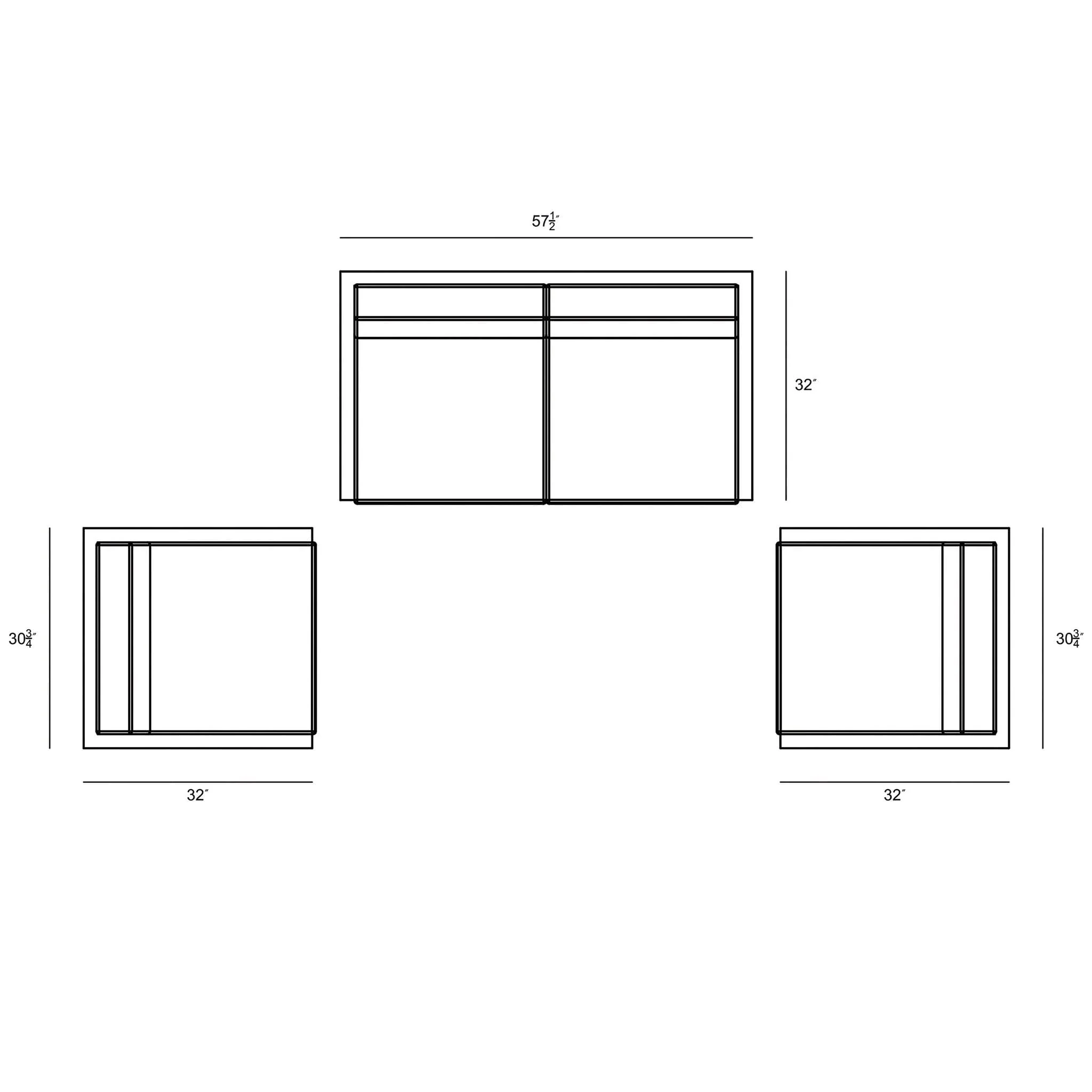 Avion 3 Piece Loveseat Set - Image 12