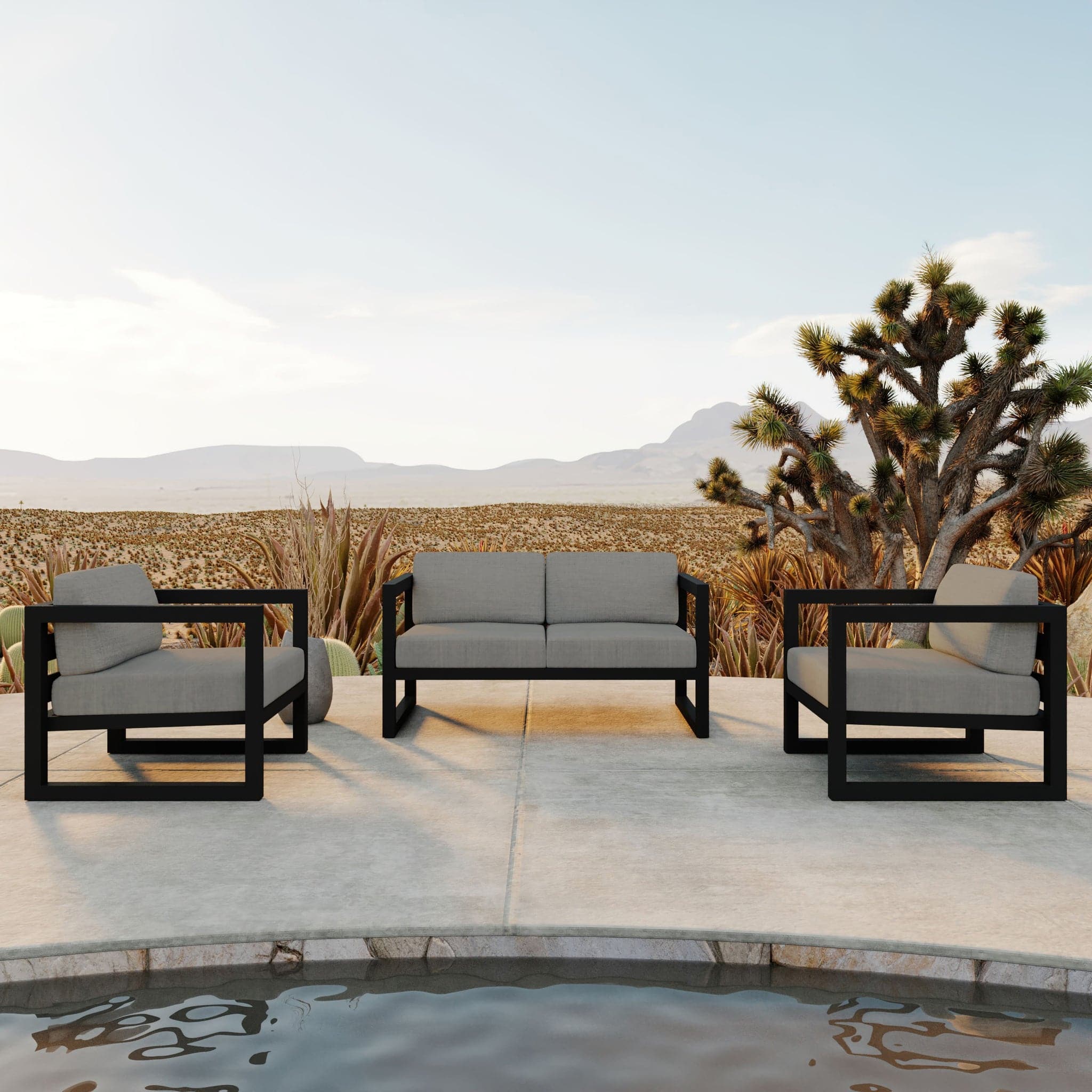 Avion 3 Piece Loveseat Set - Image 2