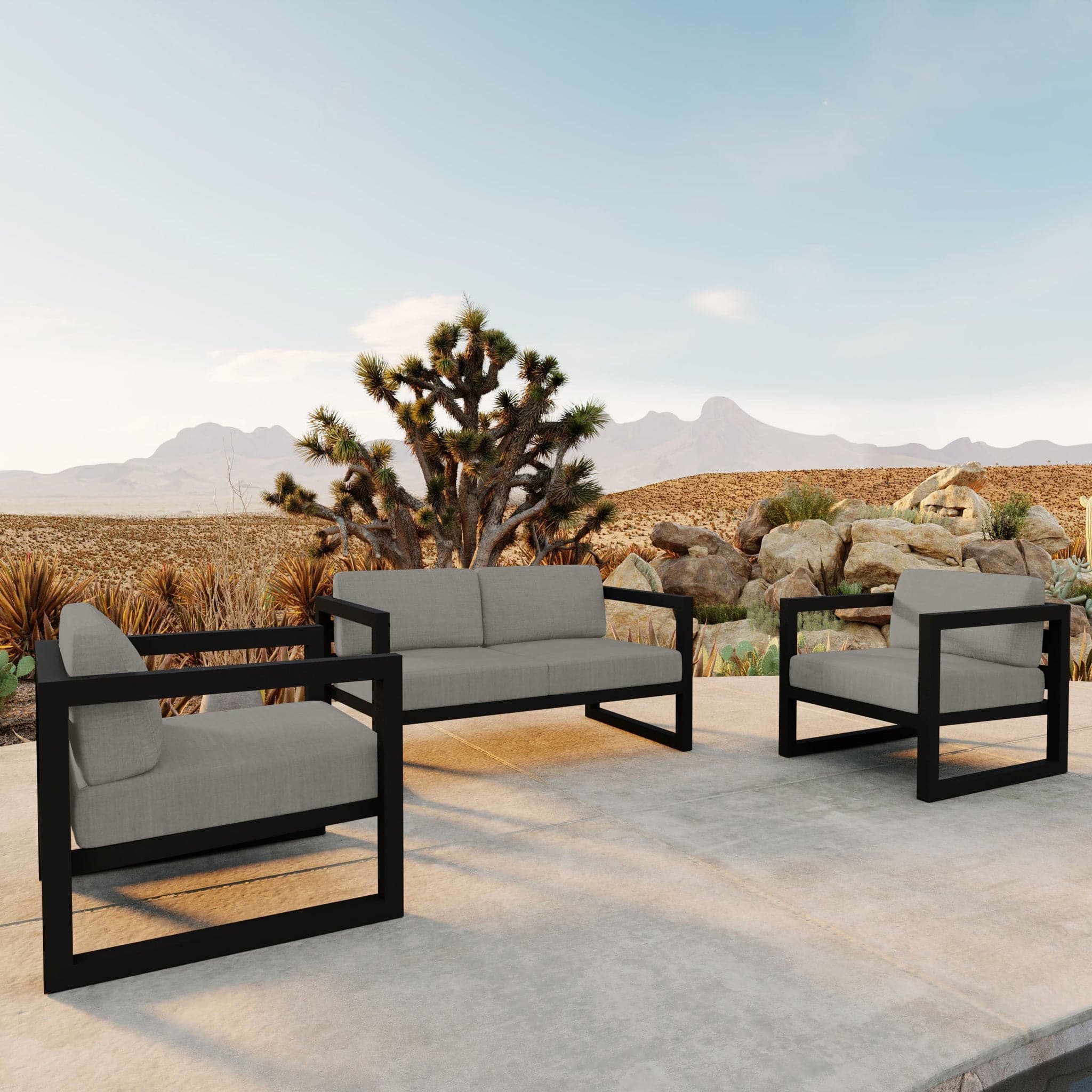 Avion 3 Piece Loveseat Set - Image 3