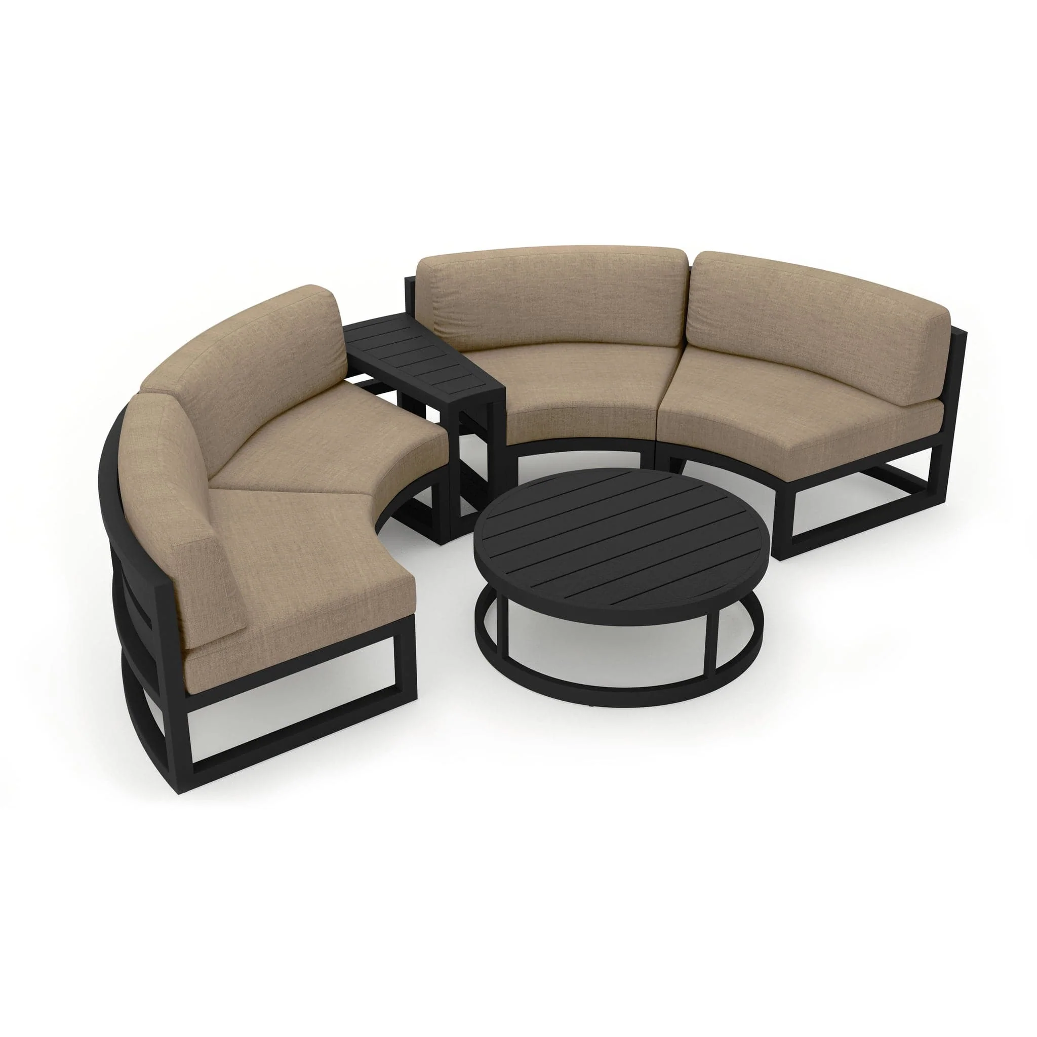 Avion 4 Piece Curve Sectional Set - Image 10