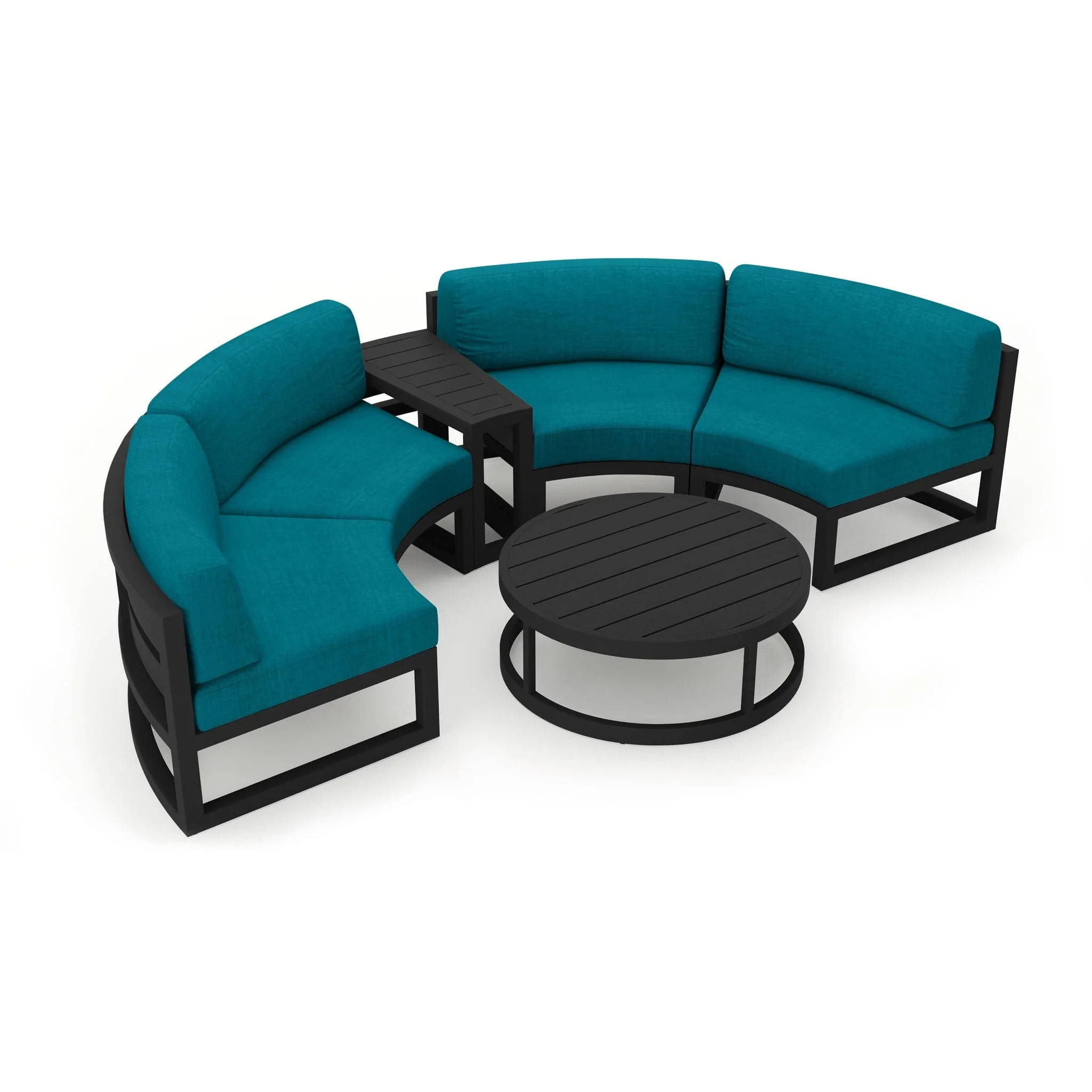 Avion 4 Piece Curve Sectional Set - Image 11