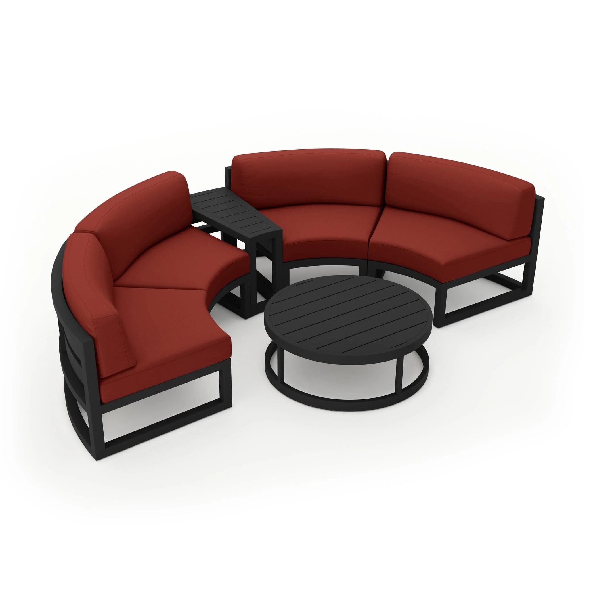 Avion 4 Piece Curve Sectional Set - Image 13