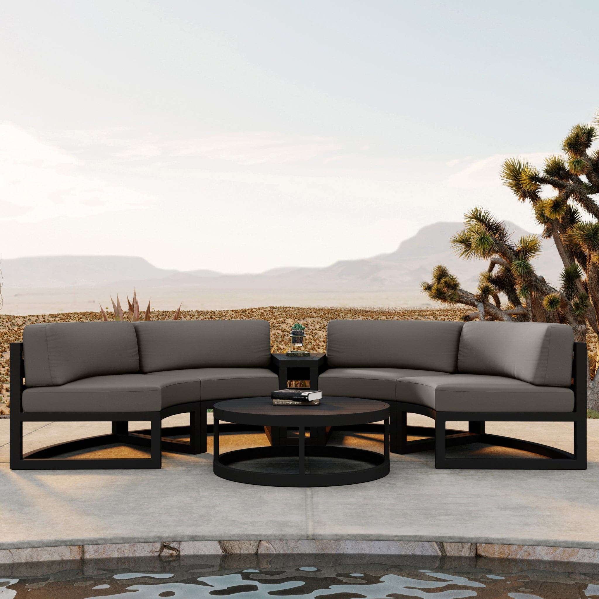 Avion 4 Piece Curve Sectional Set - Image 3