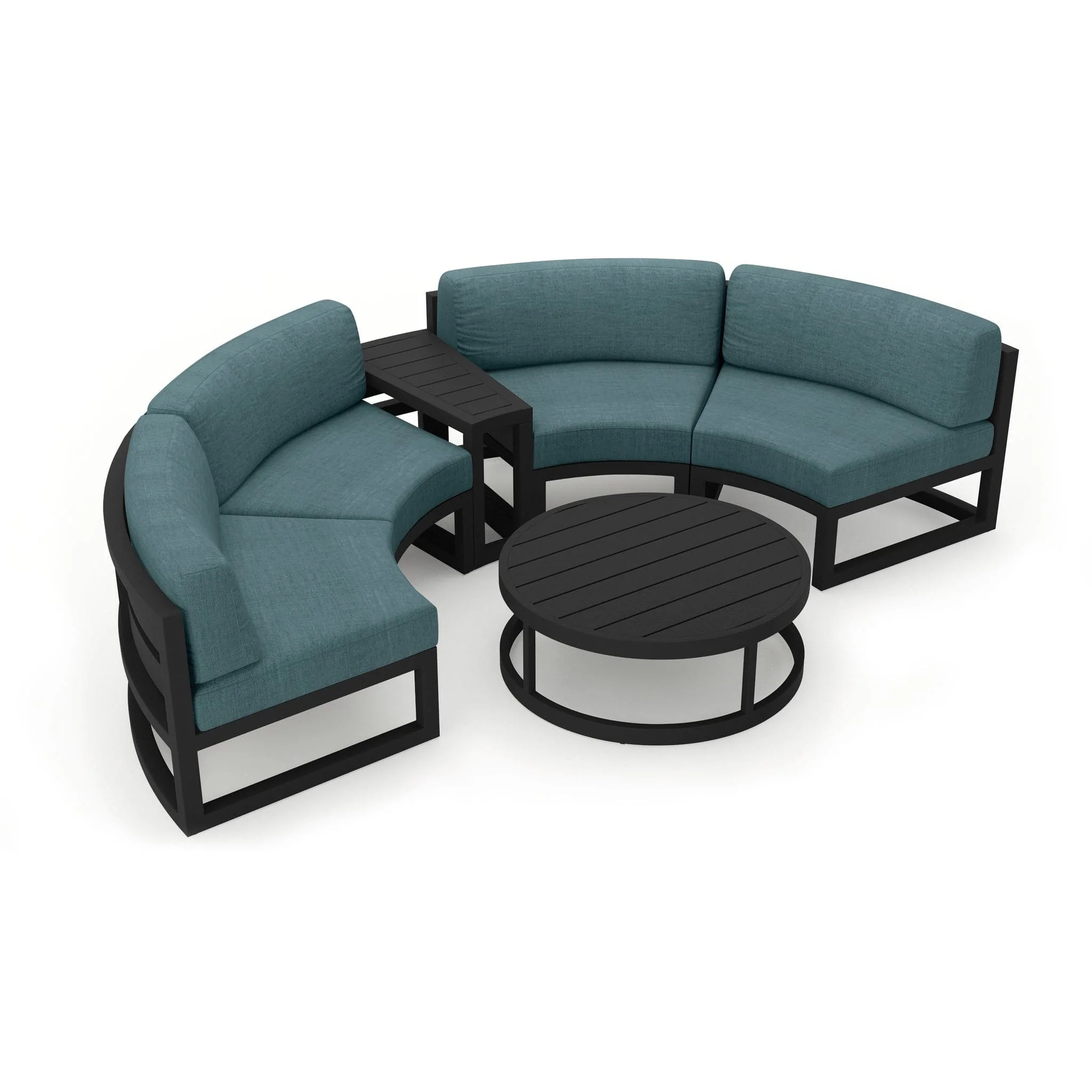 Avion 4 Piece Curve Sectional Set - Image 7