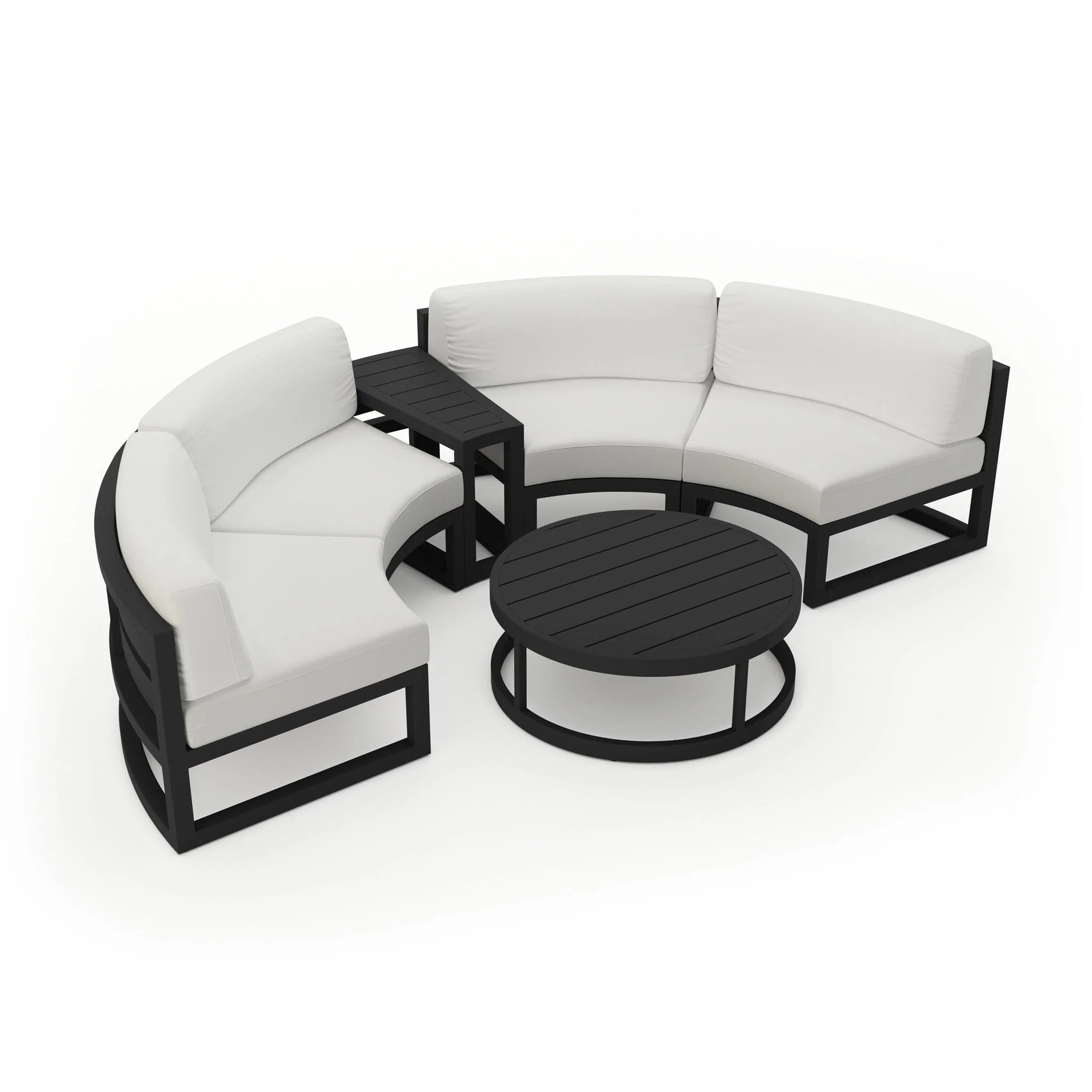 Avion 4 Piece Curve Sectional Set - Image 8