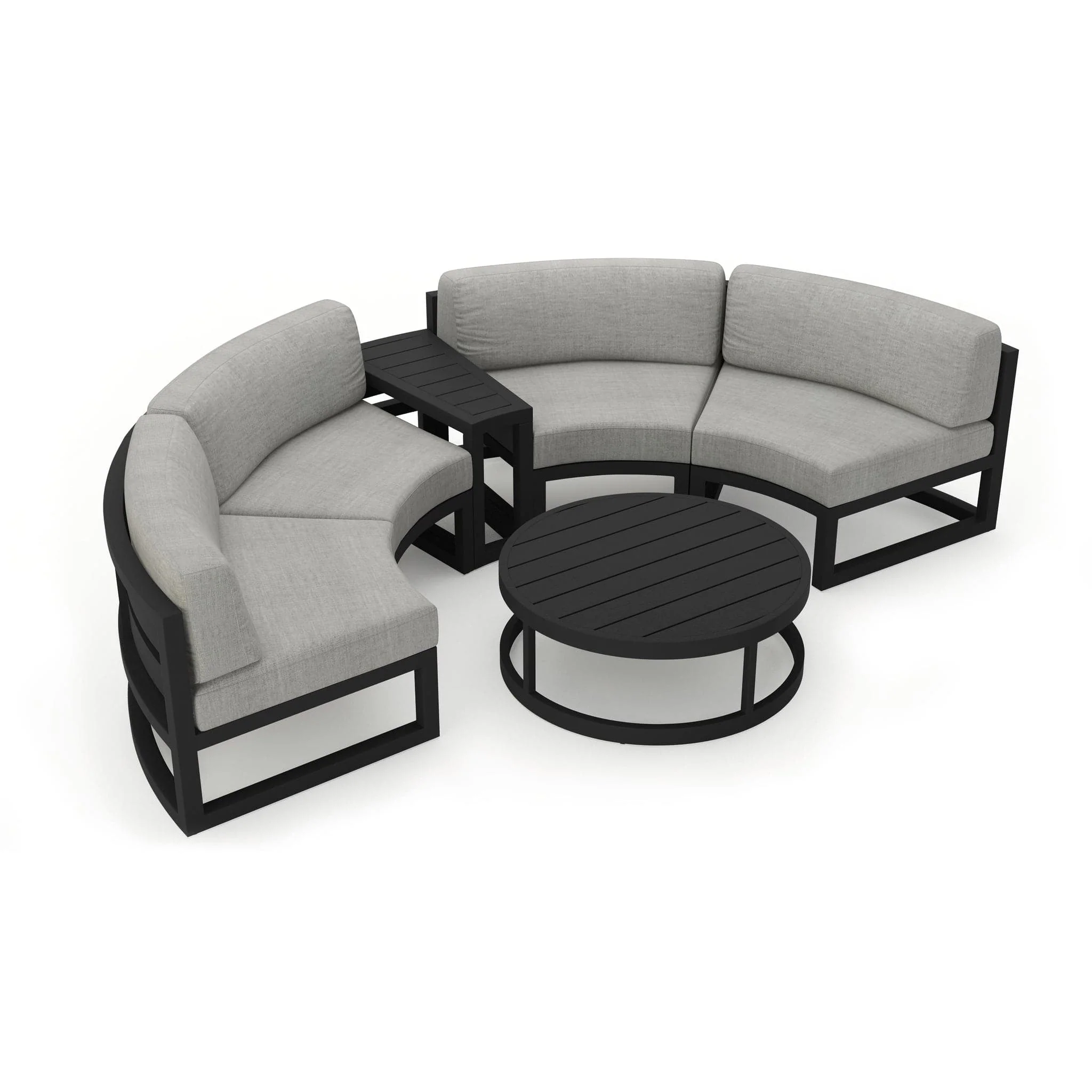 Avion 4 Piece Curve Sectional Set - Image 9