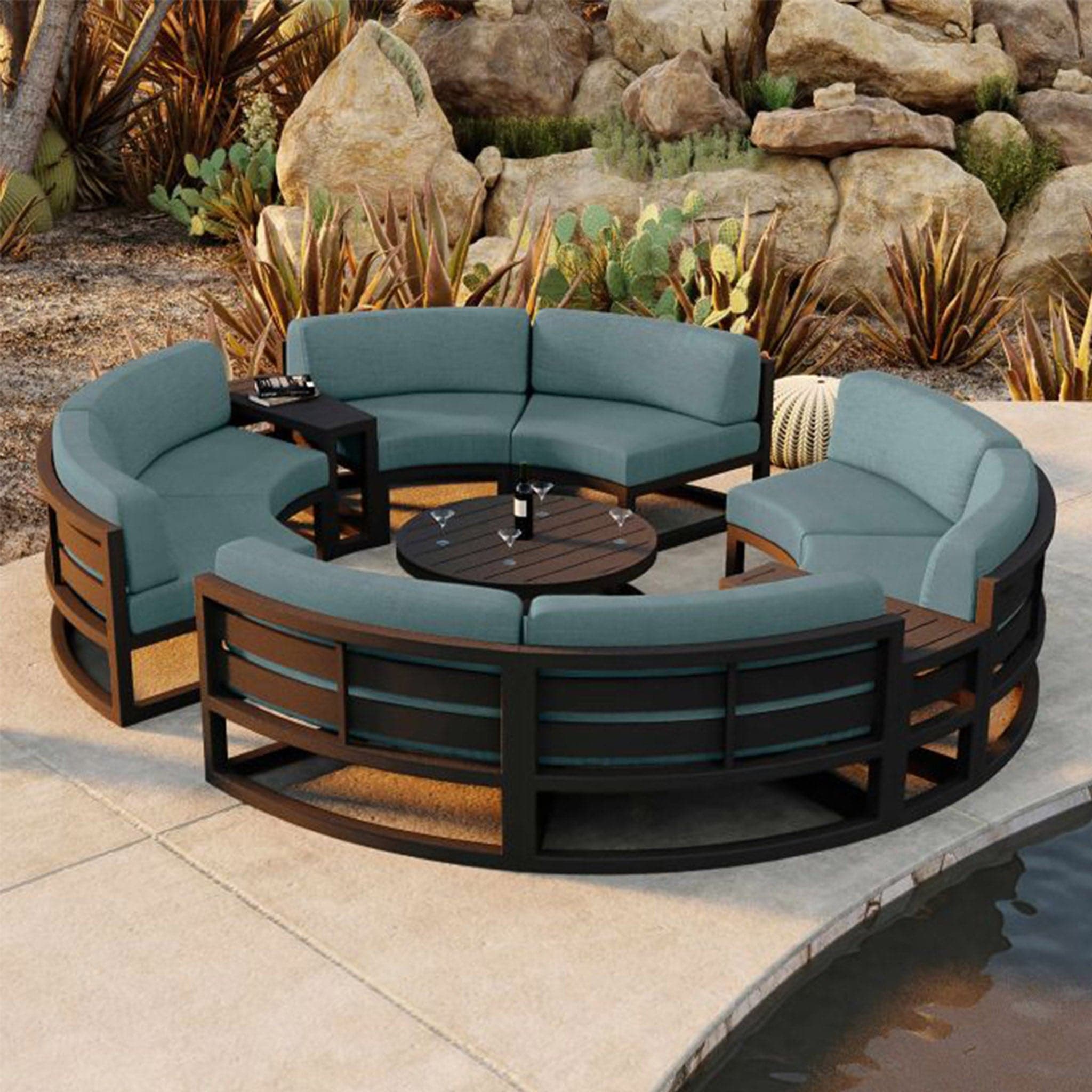 Avion 7 Piece Curve Sectional Set - Image 7