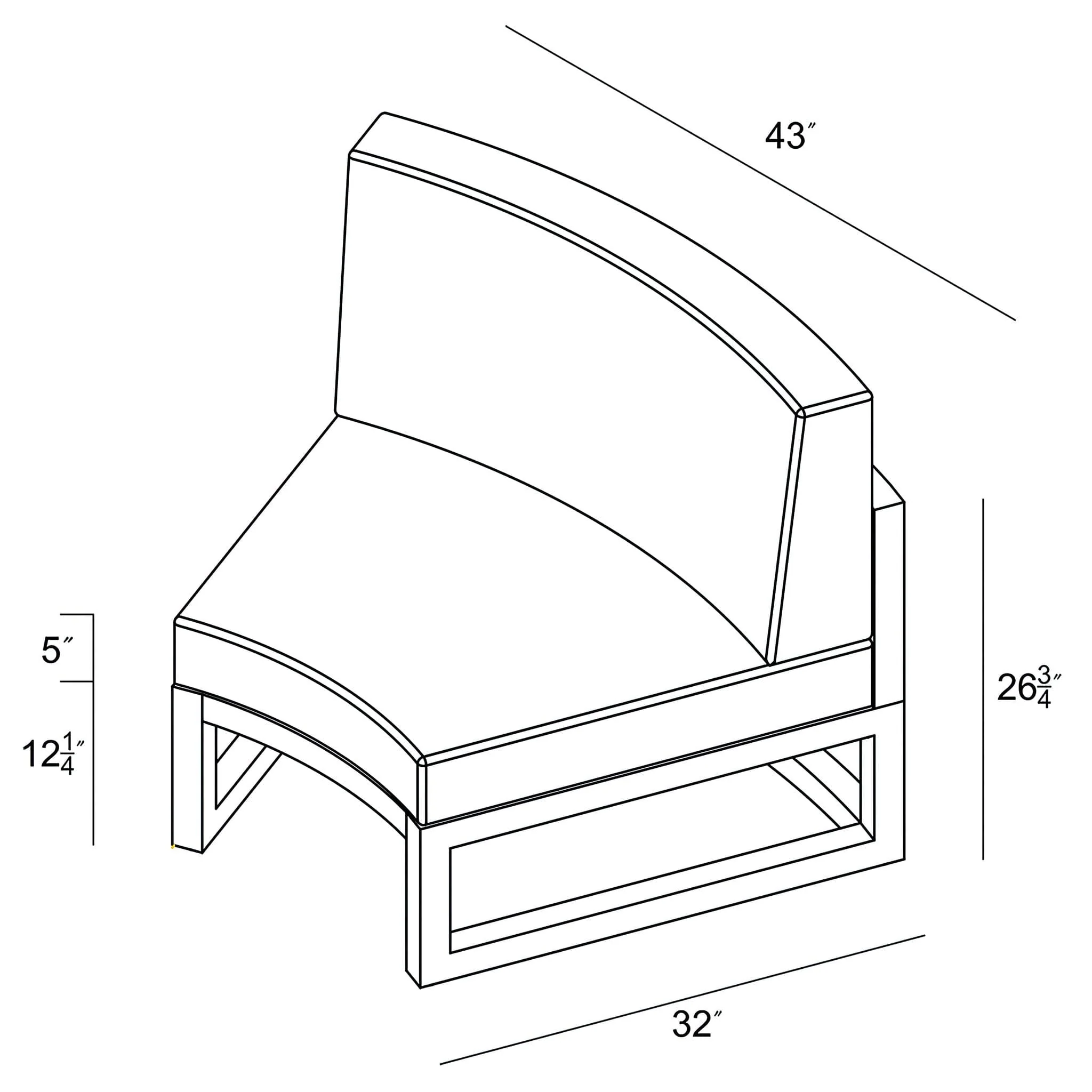 Avion Curve Seat - Image 12