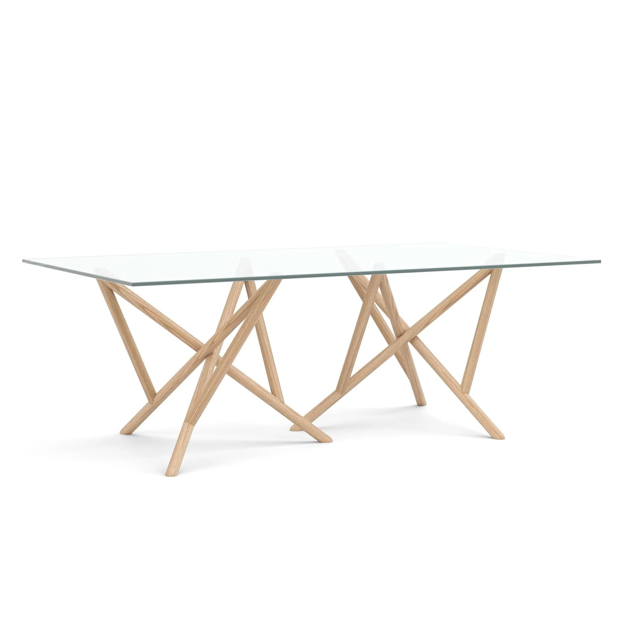 Copeland Baton Glass Top Table - Image 4