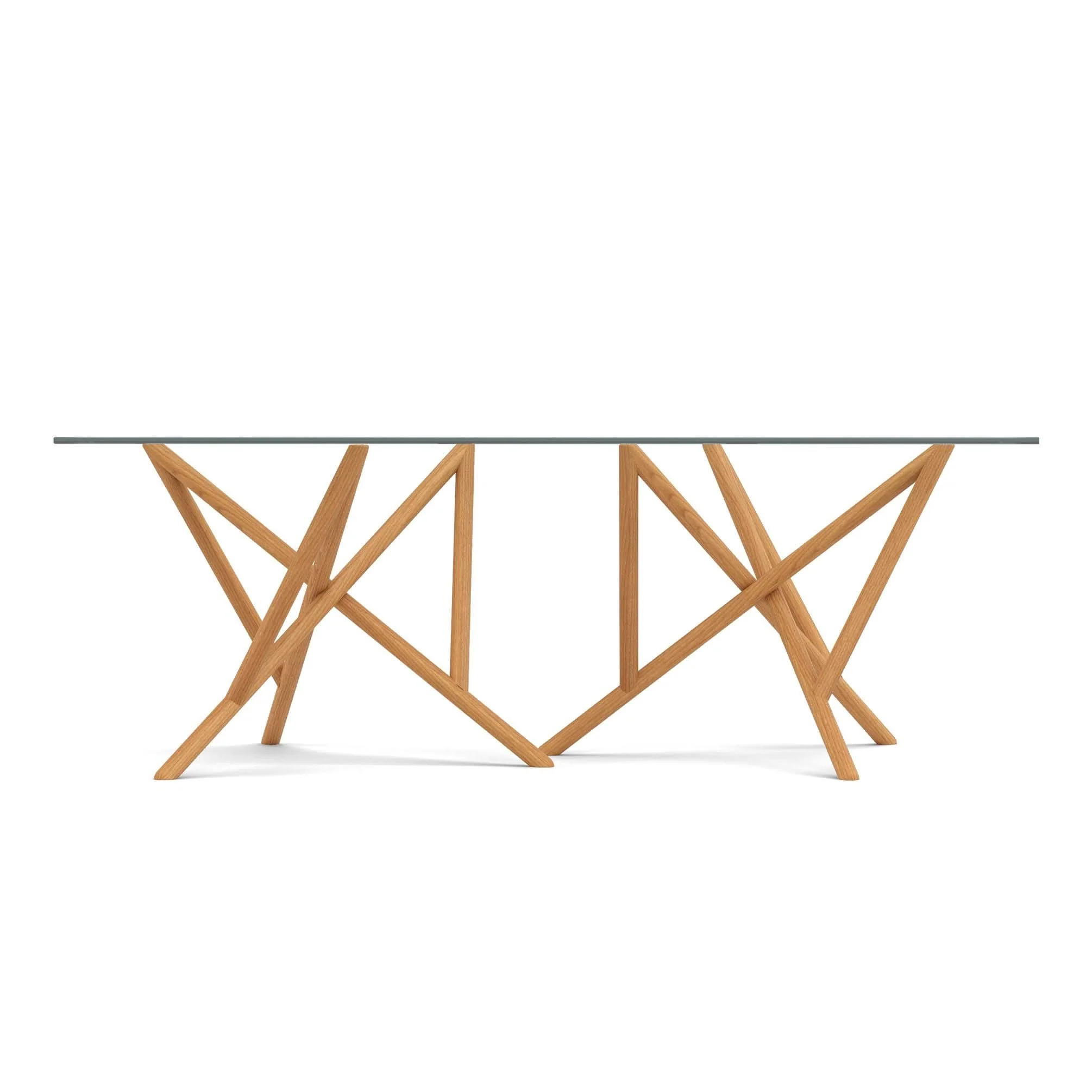 Copeland Baton Glass Top Table - Image 7