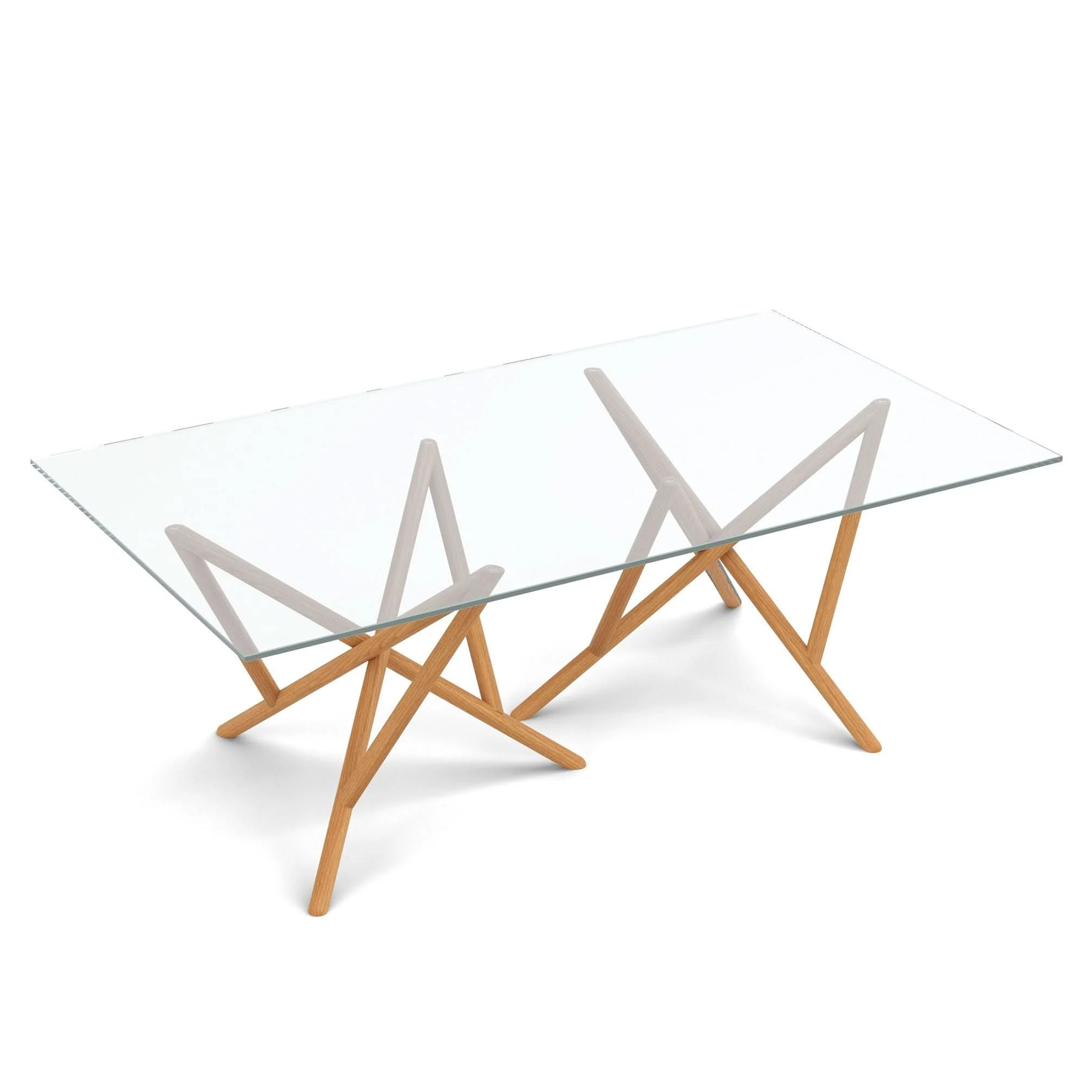 Copeland Baton Glass Top Table - Image 8