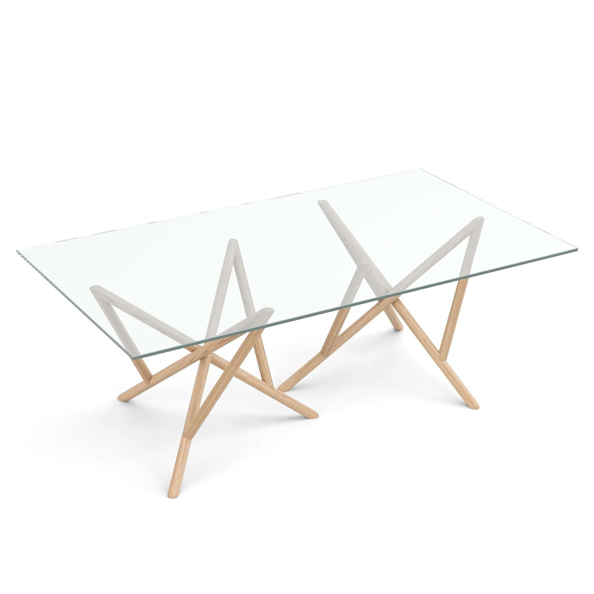 Copeland Baton Glass Top Table - Image 9