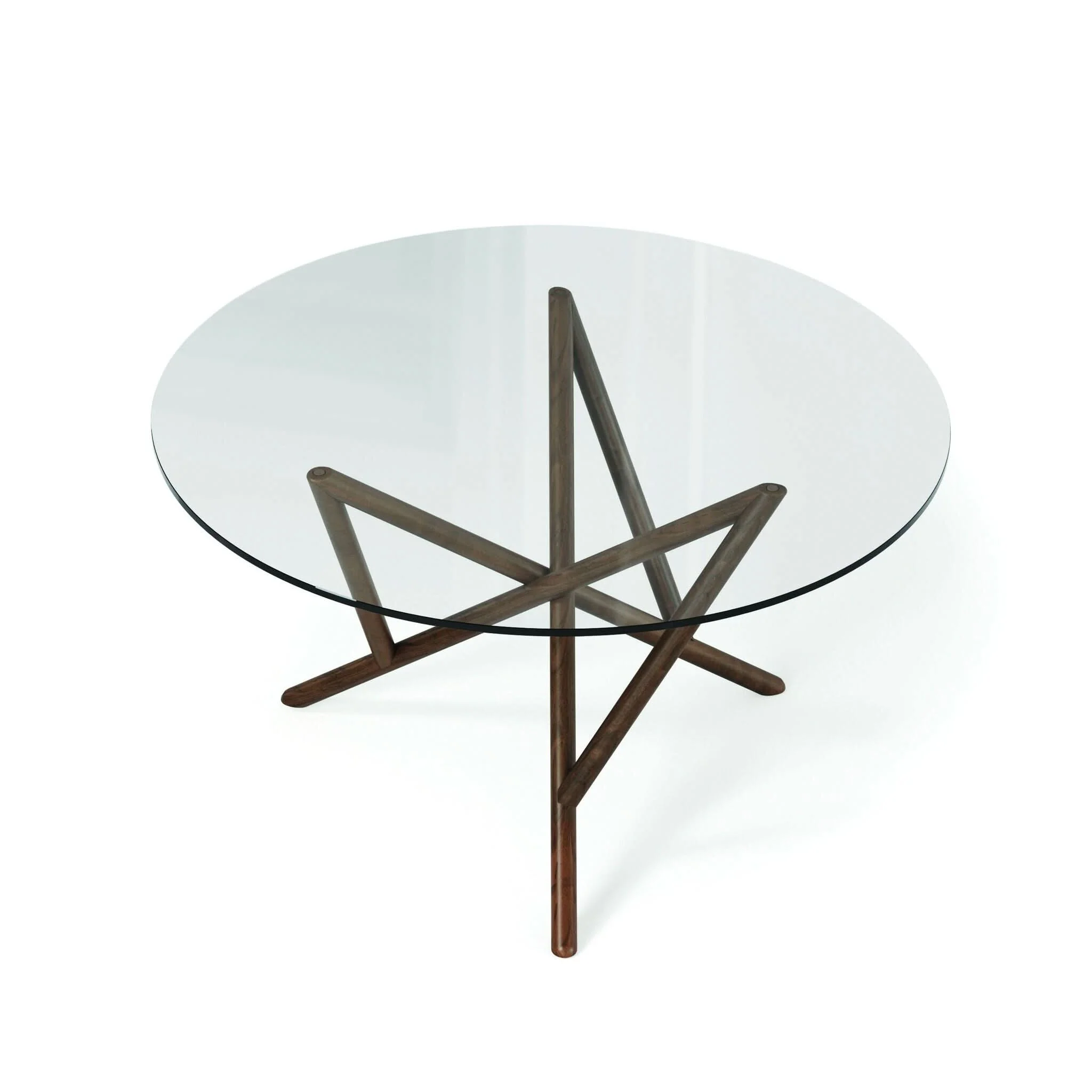 Copeland Baton Round Glass Top Table - Image 3