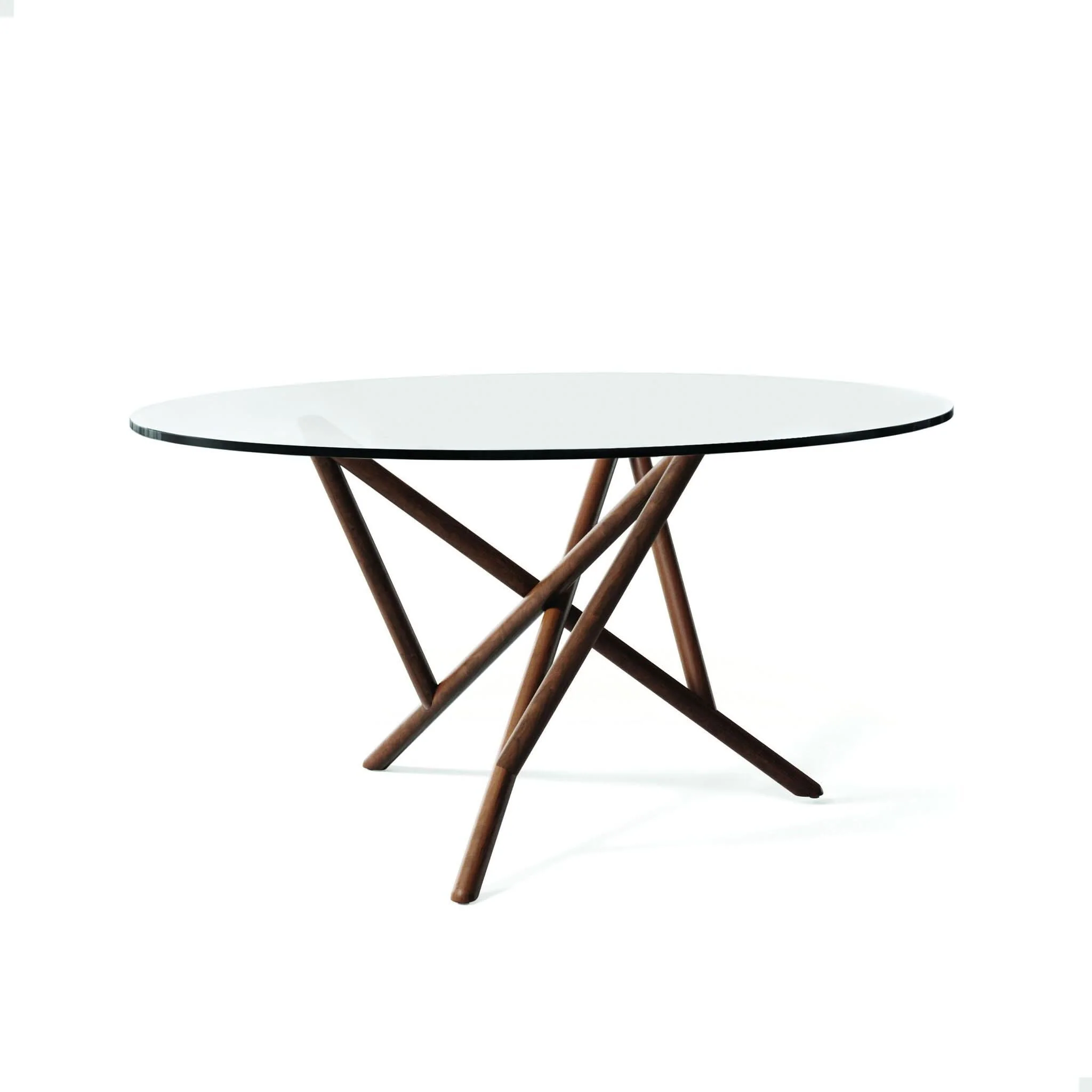 Copeland Baton Round Glass Top Table - Image 7
