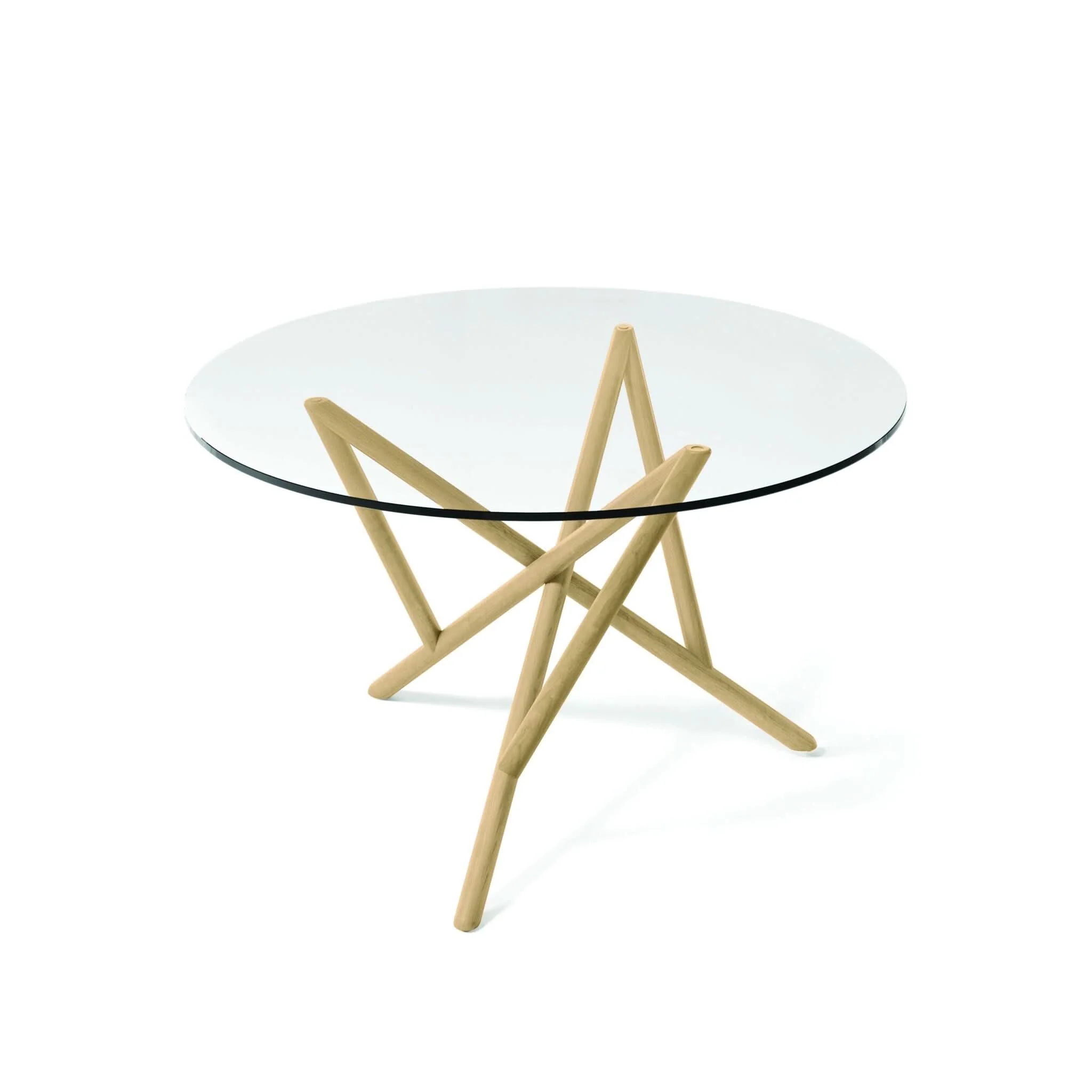 Copeland Baton Round Glass Top Table - Image 9