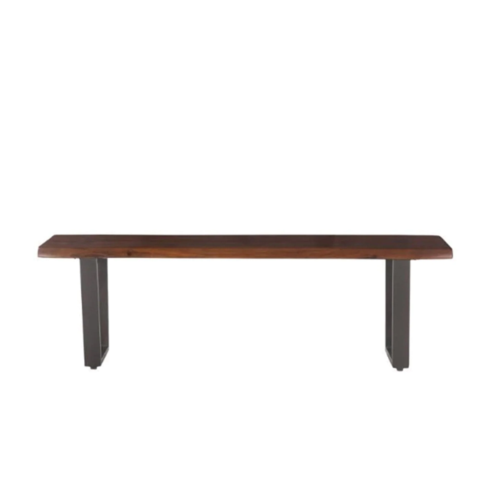 Belfrie Modern Live Edge Dining Bench - Image 2