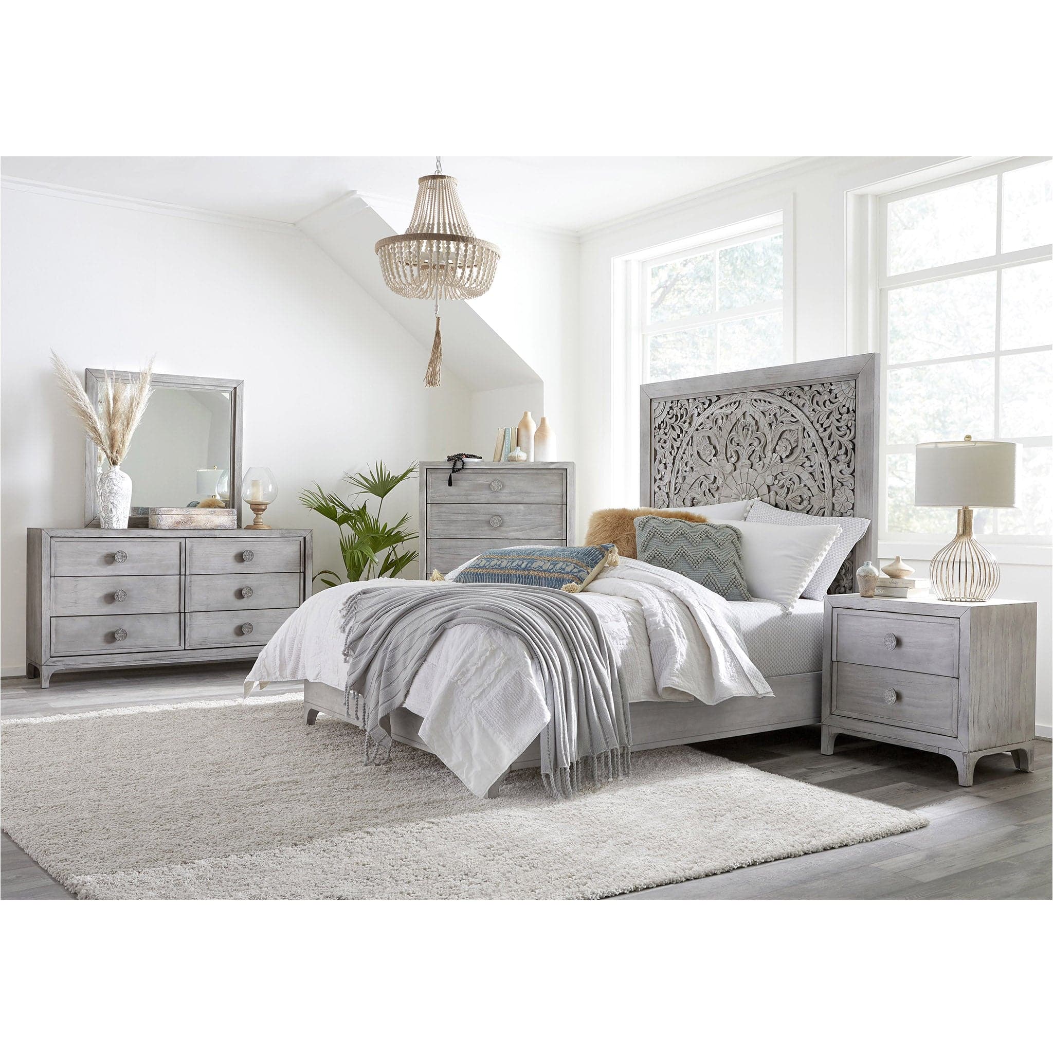 Boho Chic 6 Drawer Dresser - Image 6