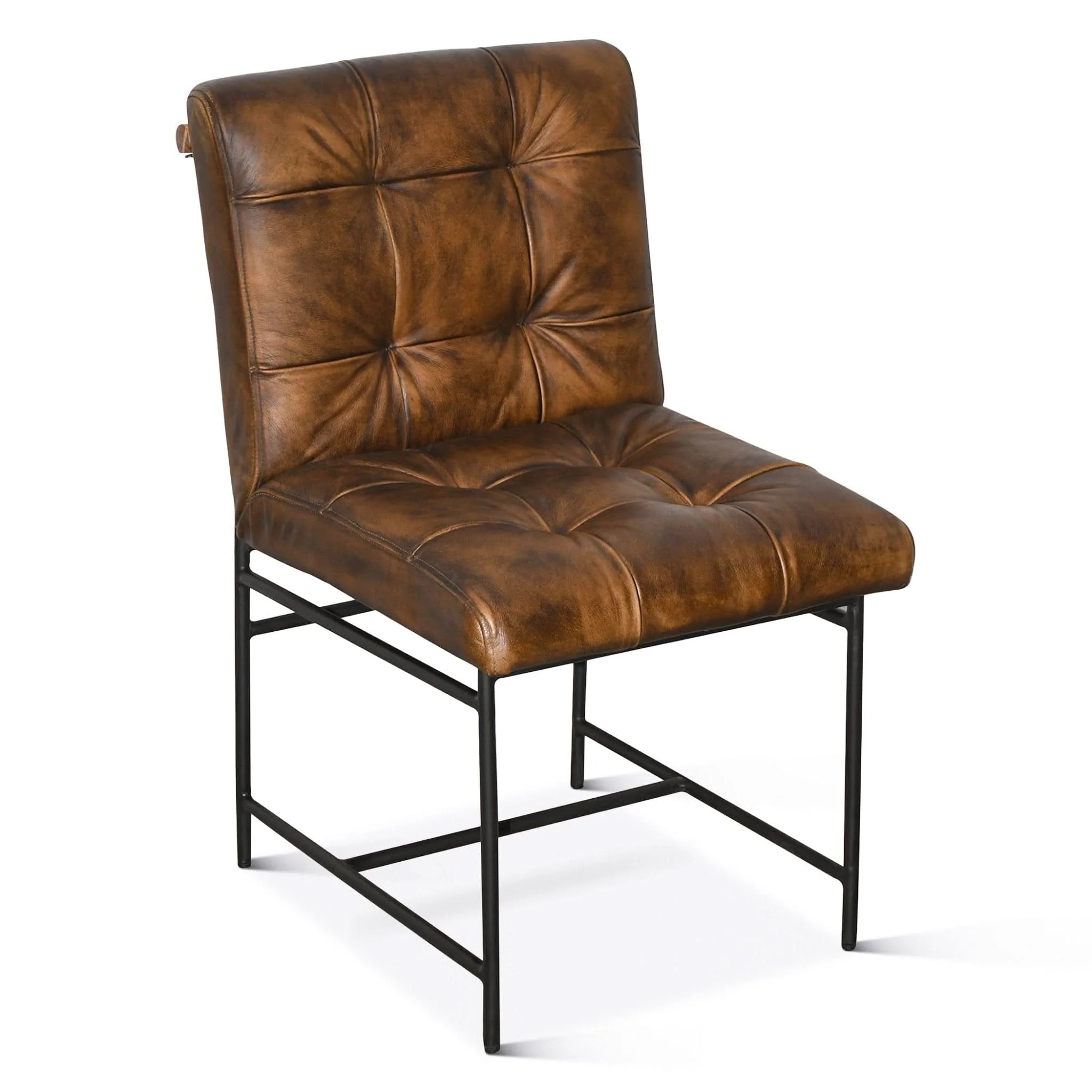 Brisbane Stockton Leather Dining Chair
