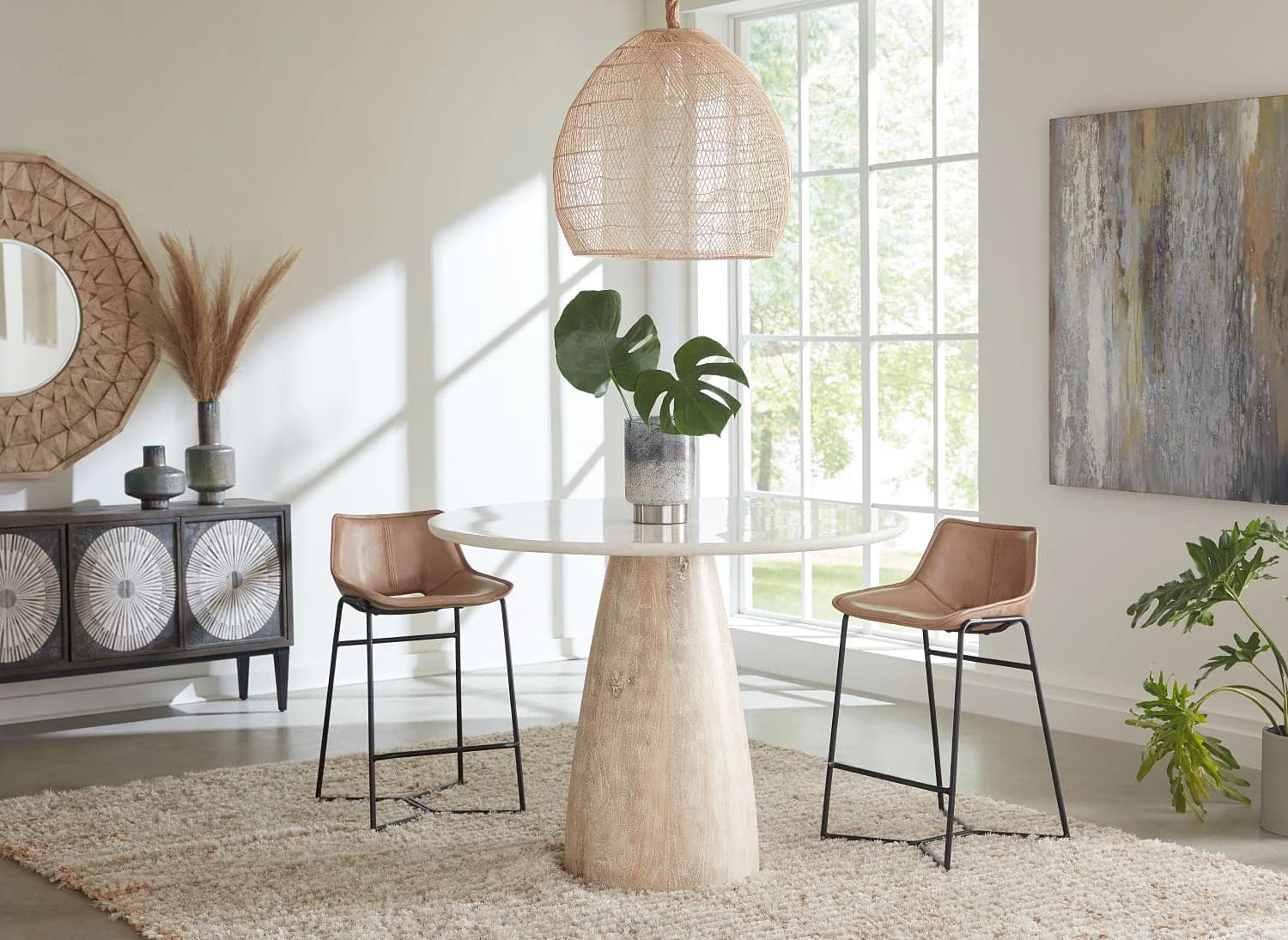 Brisben Open Back Counter Chair - Image 4