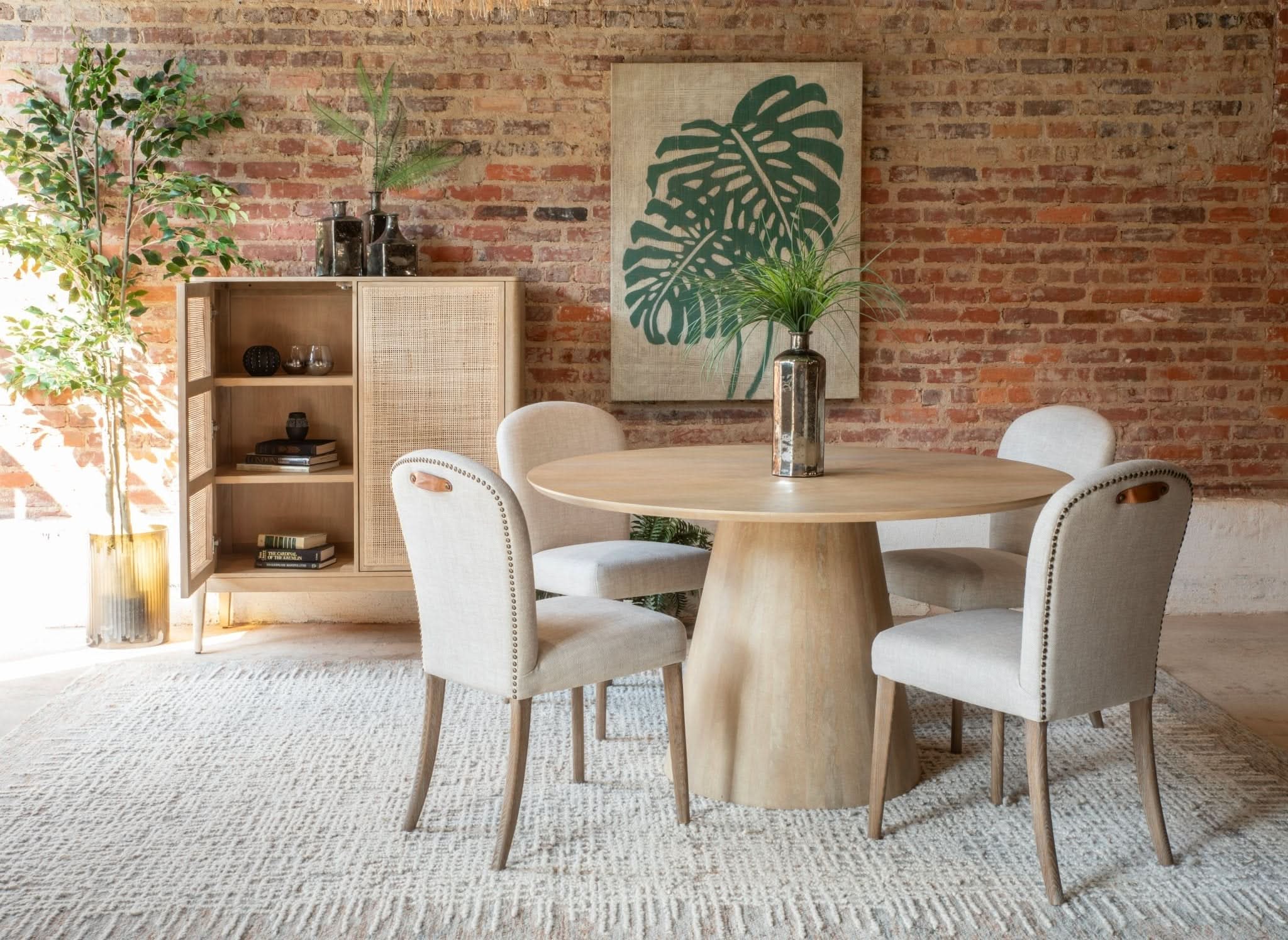 Calabasas Modern Round Dining Table - Image 3