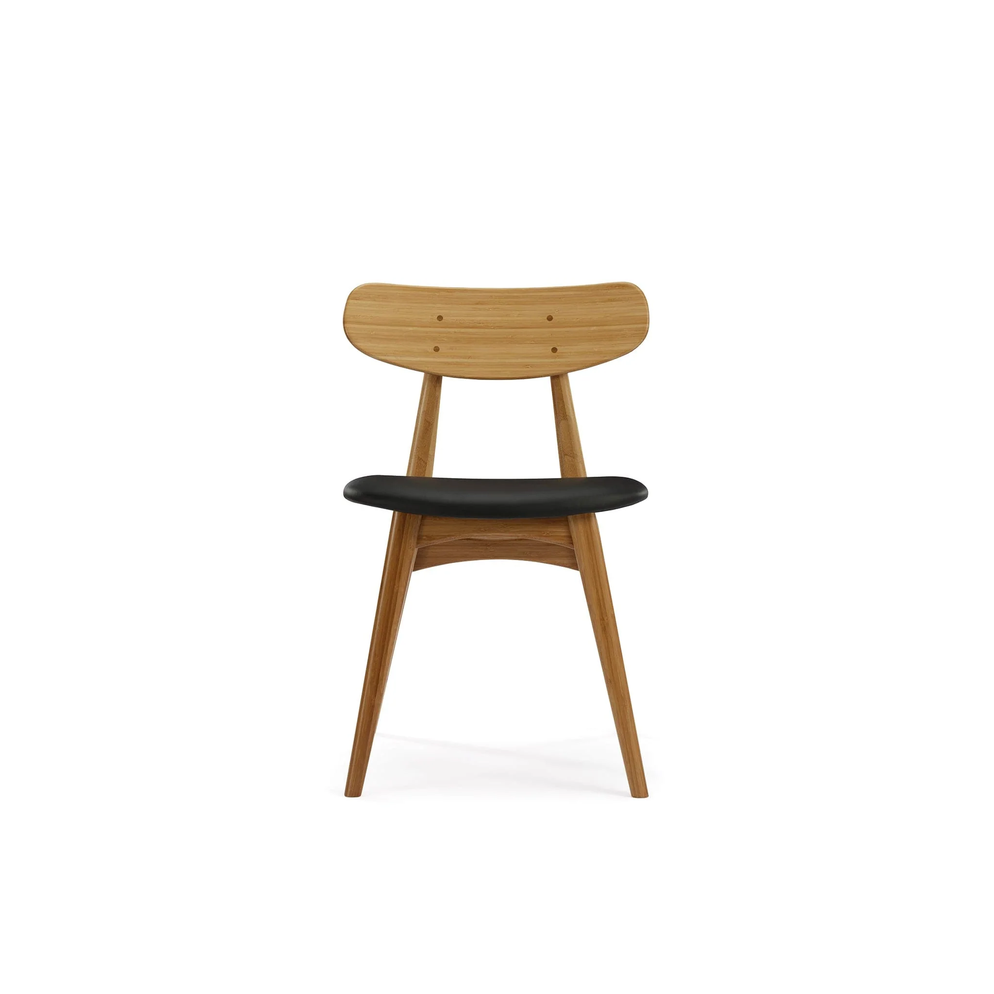 Cassia Dining Chair With Leather Seat (set of 2) - Image 2