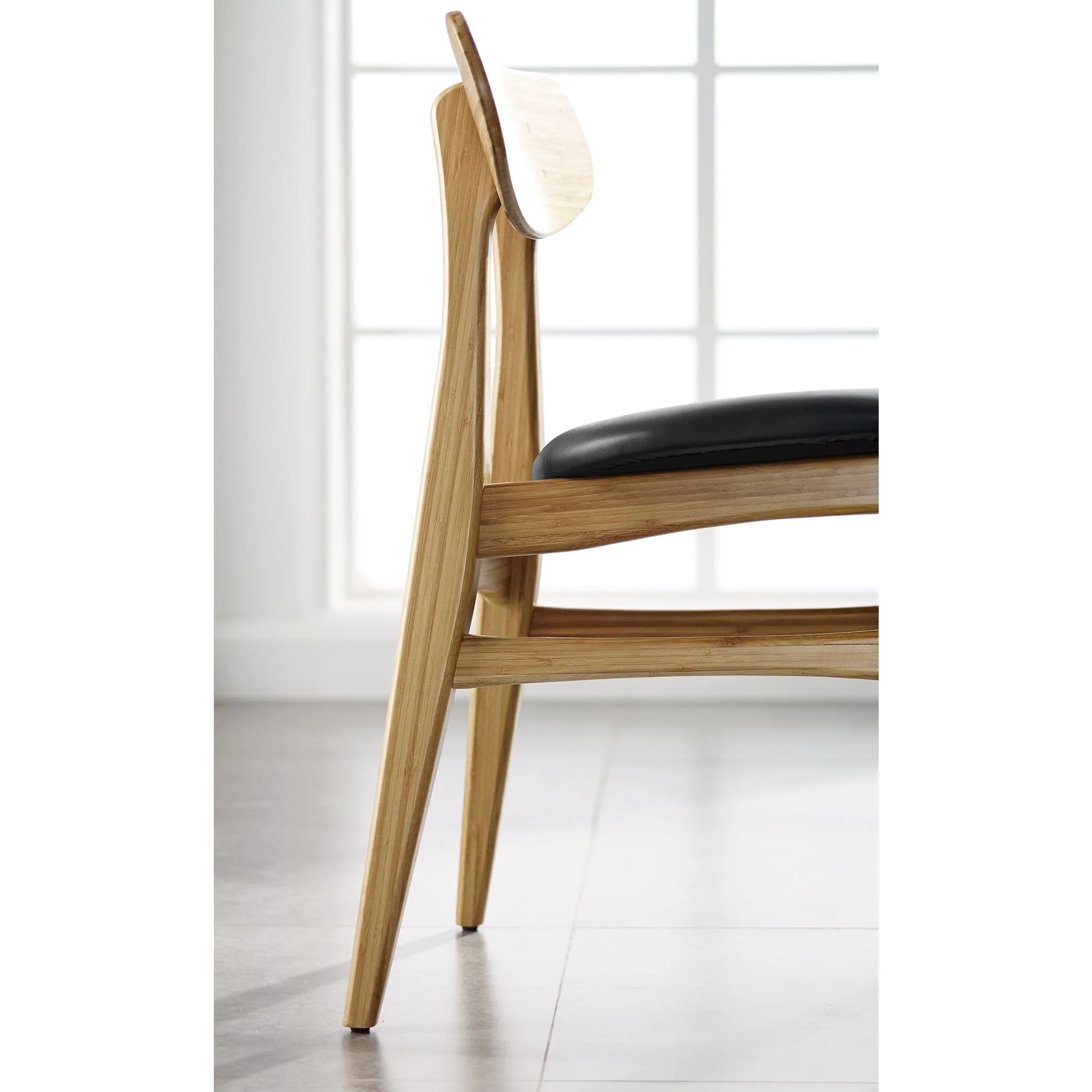 Cassia Dining Chair With Leather Seat (set of 2) - Image 7