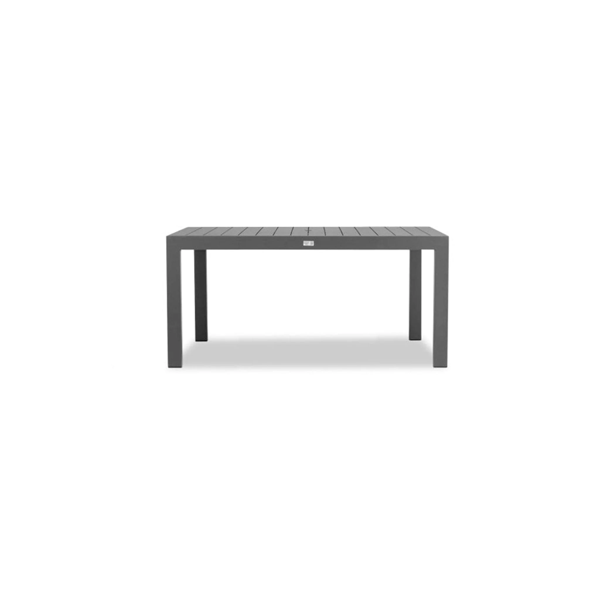 Classic Aluminum 6-Seater Rectangular Dining Table - Image 4