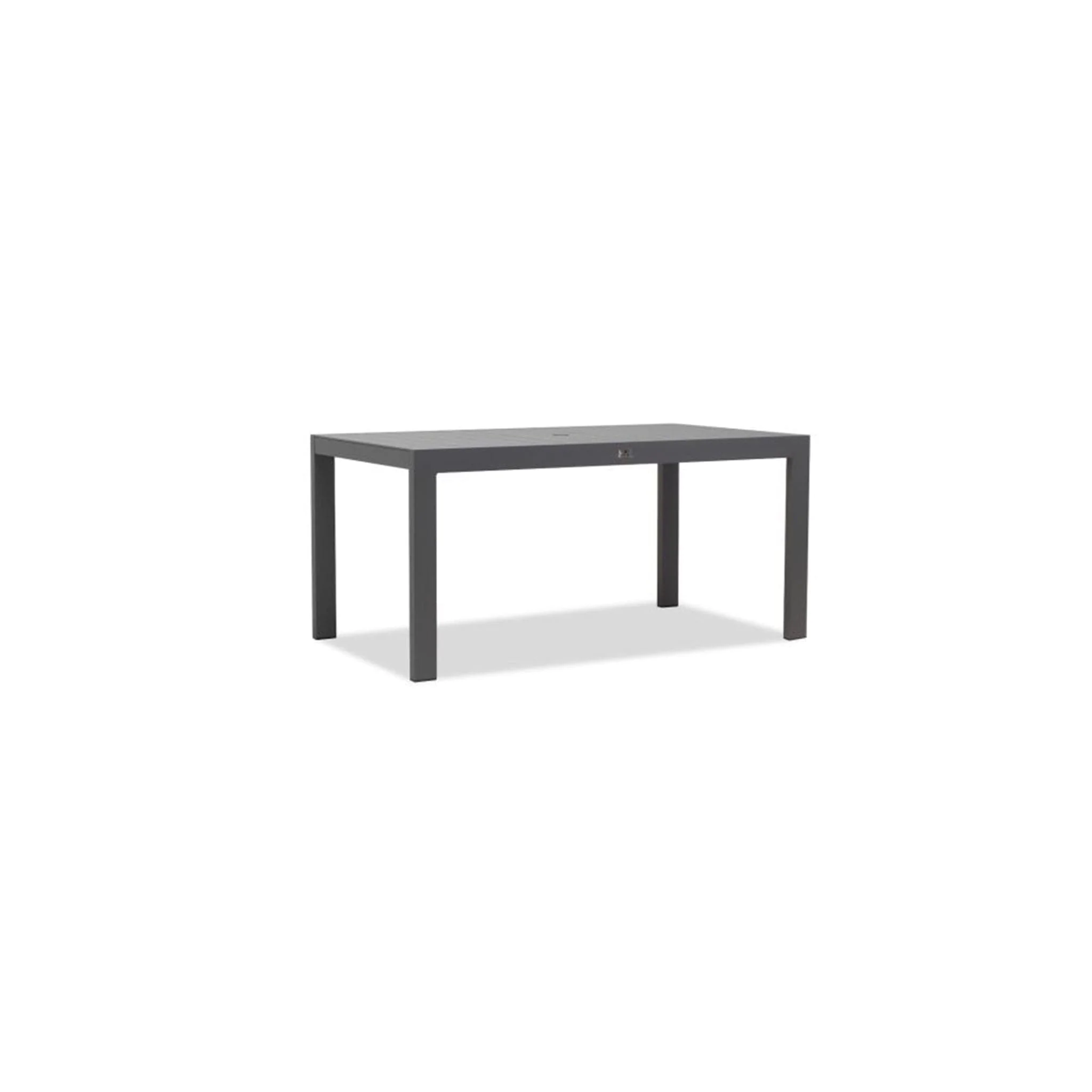 Classic Aluminum 6-Seater Rectangular Dining Table - Image 5