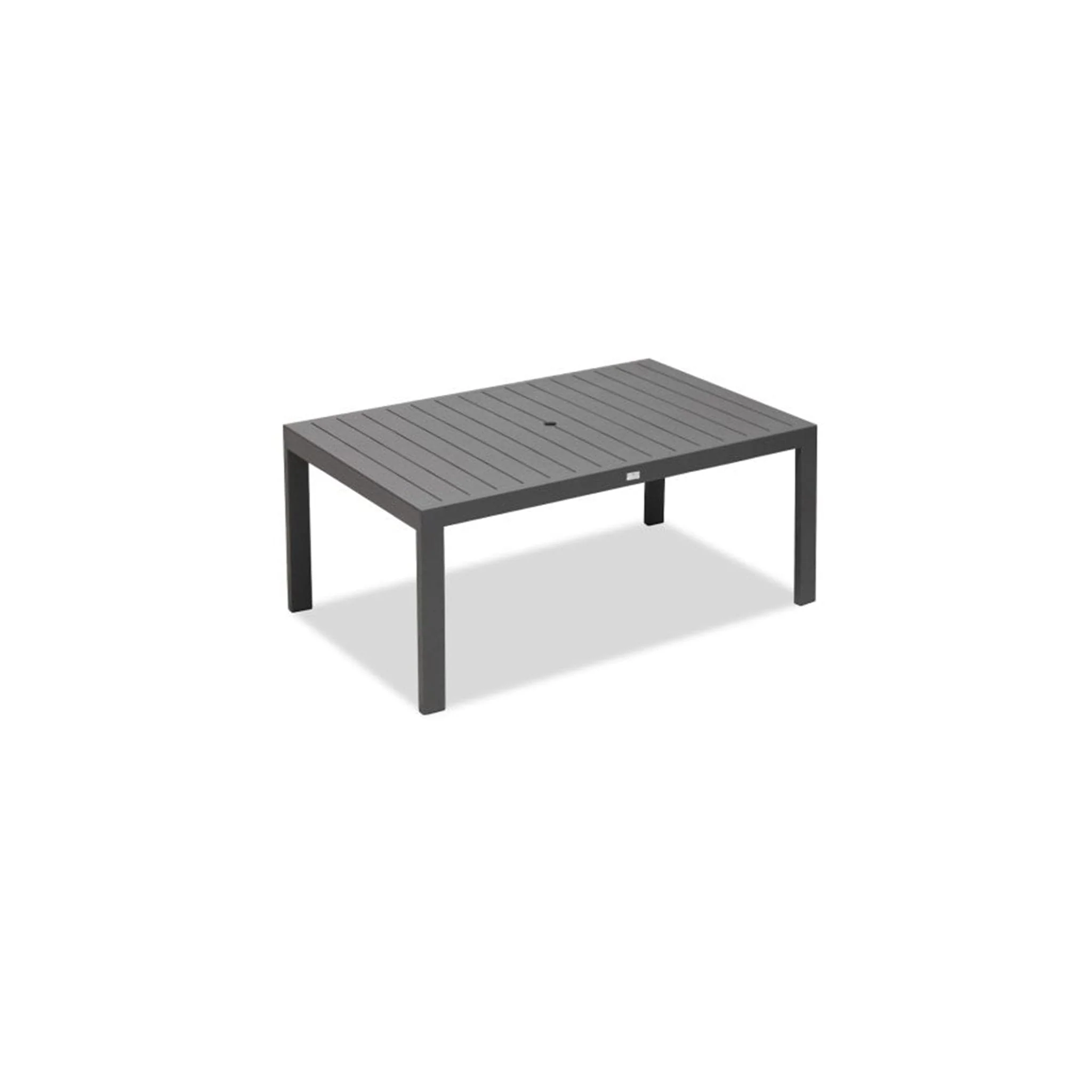 Classic Aluminum 6-Seater Rectangular Dining Table - Image 6
