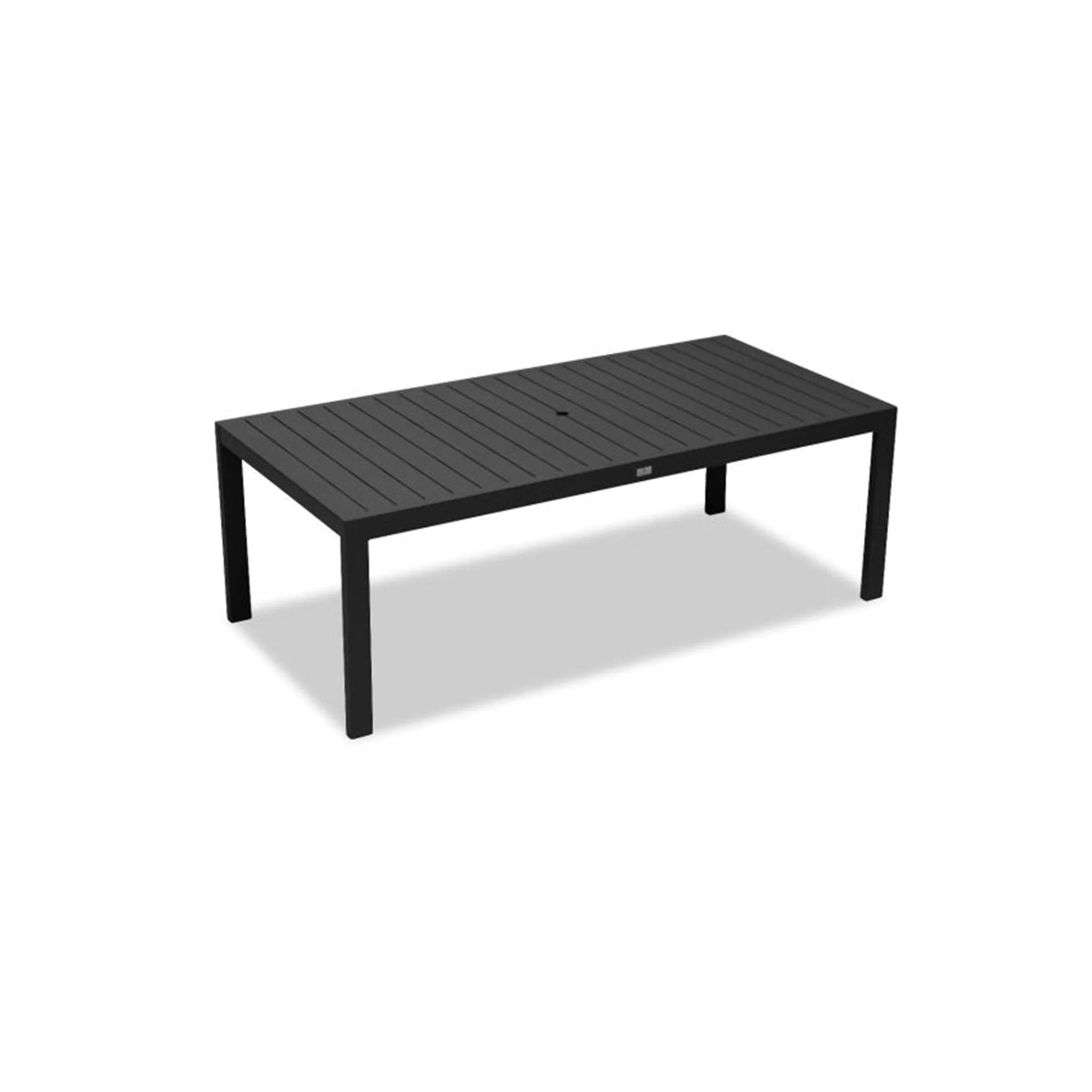 Classic Aluminum 8-Seater Rectangular Dining Table - Image 3