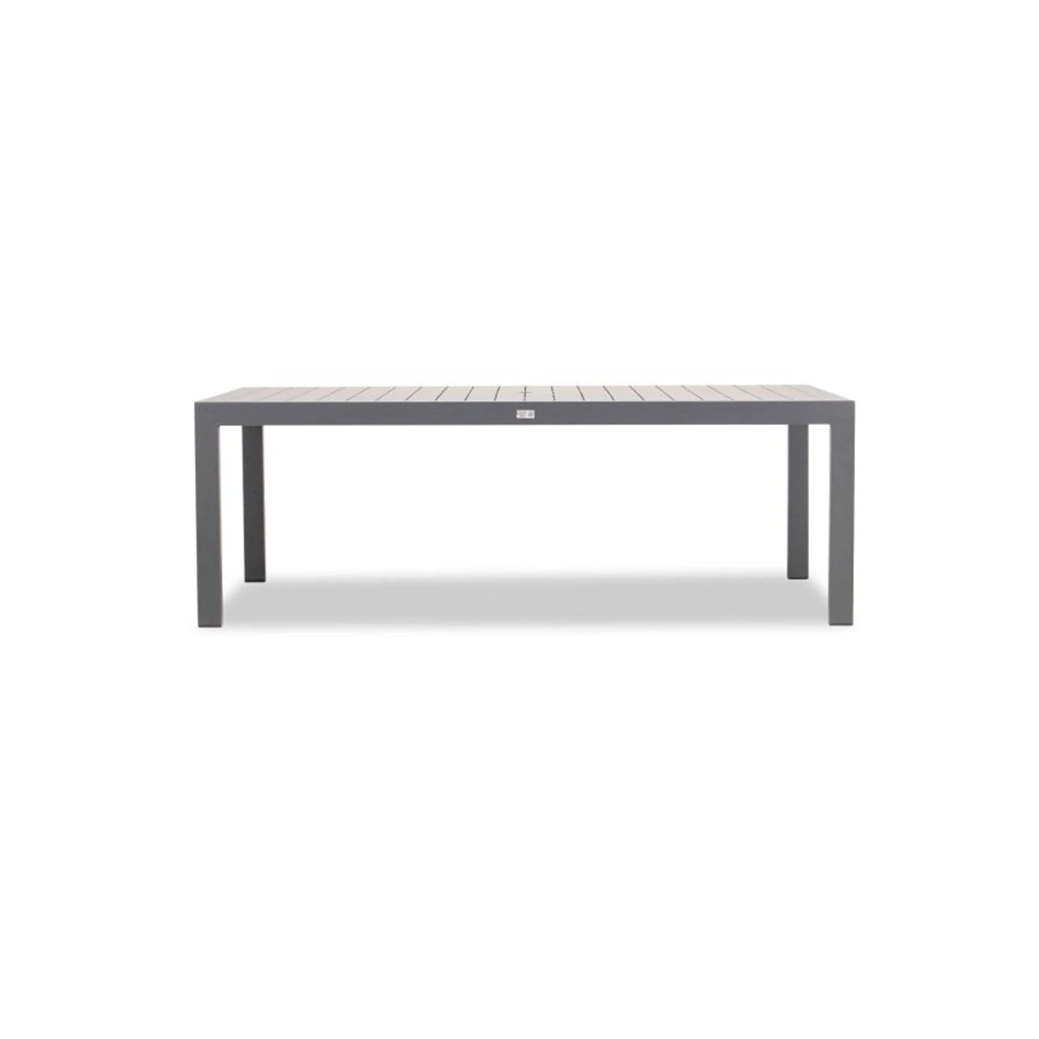 Classic Aluminum 8-Seater Rectangular Dining Table - Image 4