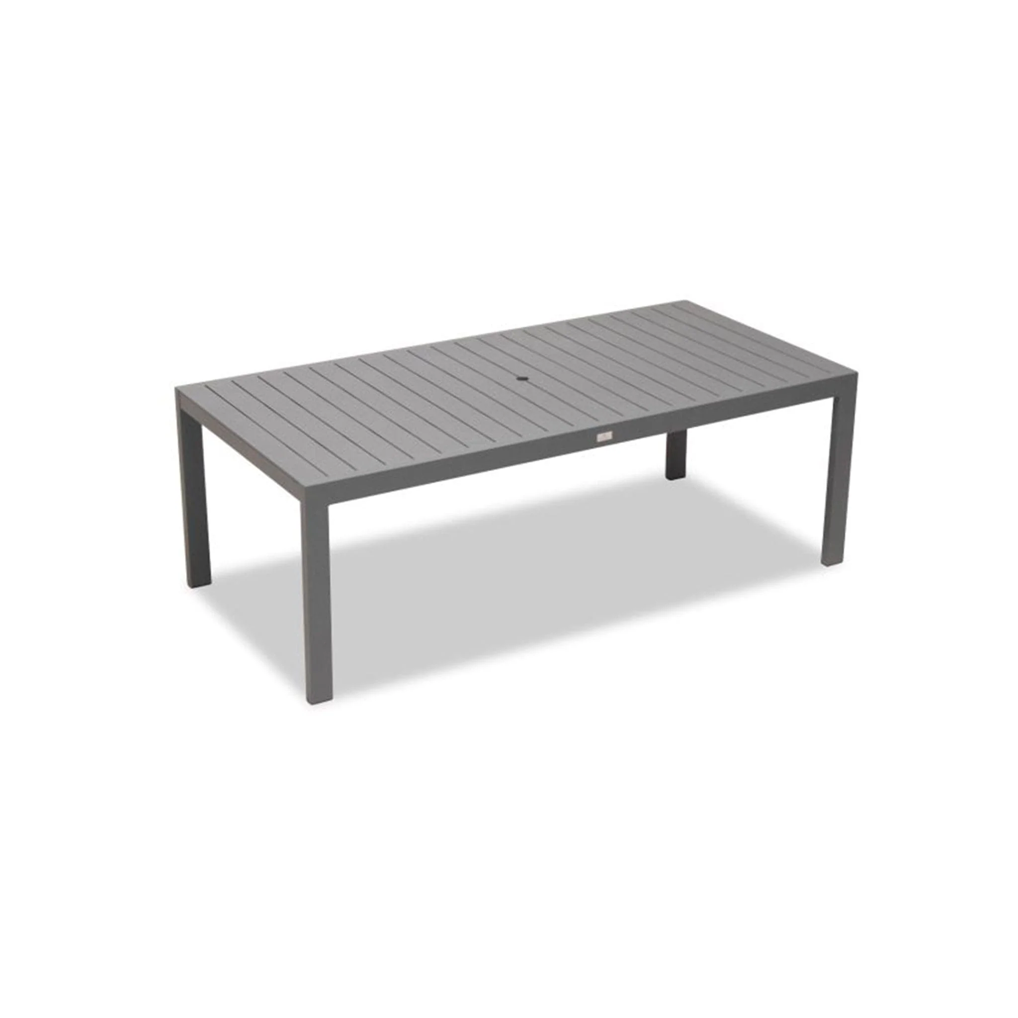 Classic Aluminum 8-Seater Rectangular Dining Table - Image 6