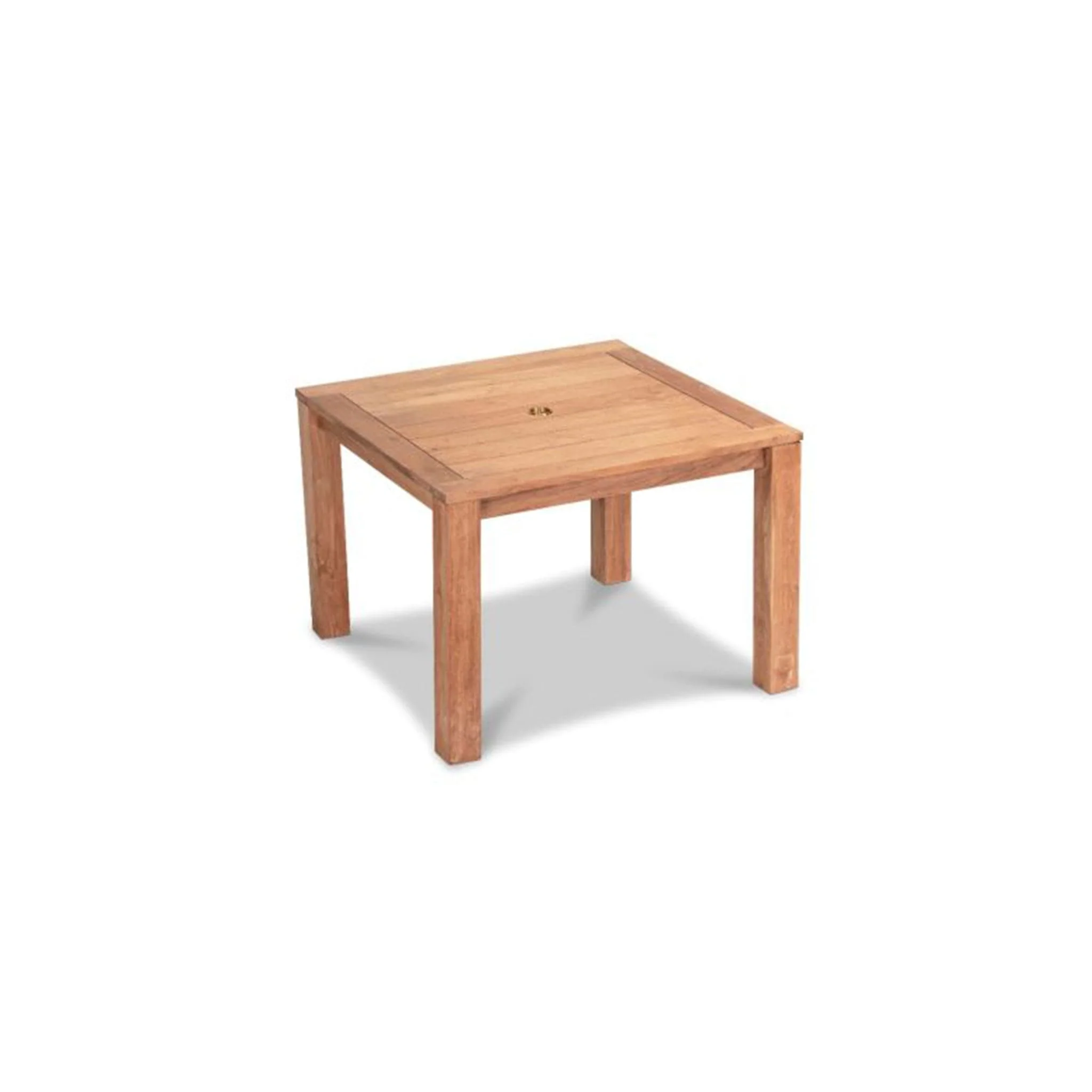 Classic Teak 4-Seater Square Dining Table - Image 3