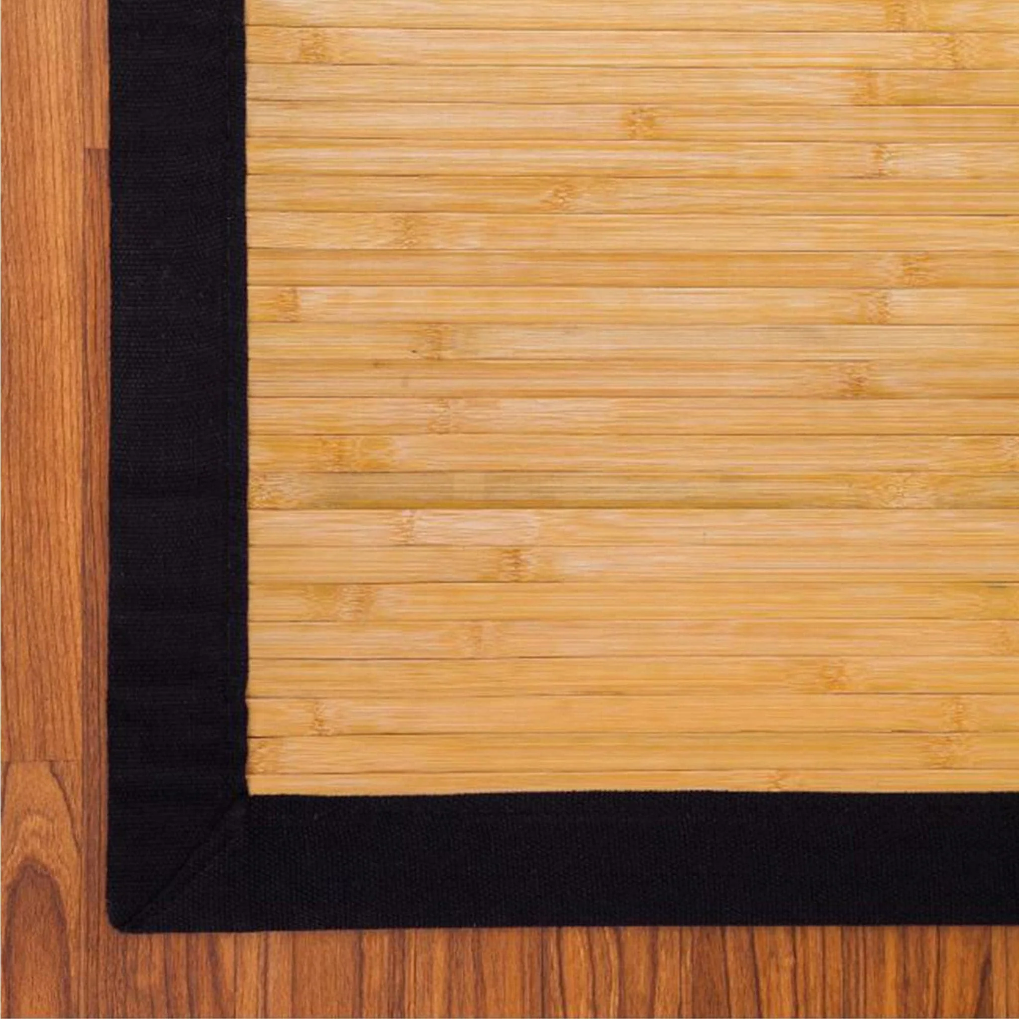Contemporary Natural Bamboo Rug - Image 3