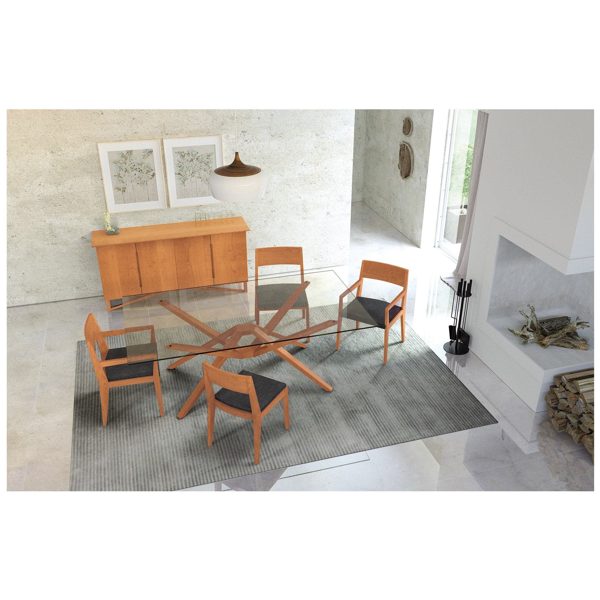 Copeland Exeter Glass Top Table - Image 5