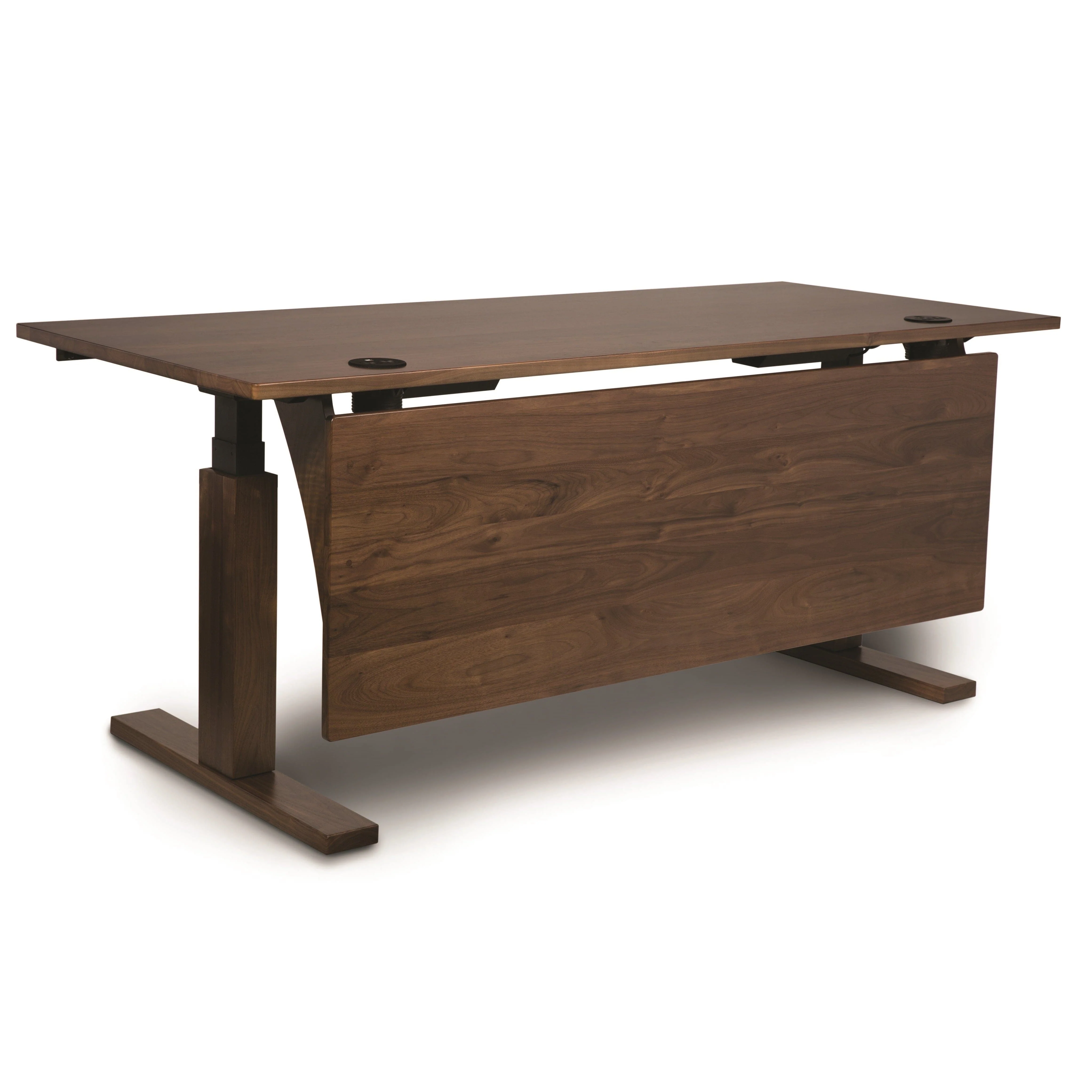 Copeland Invigo Executive Sit-Stand Desk Walnut