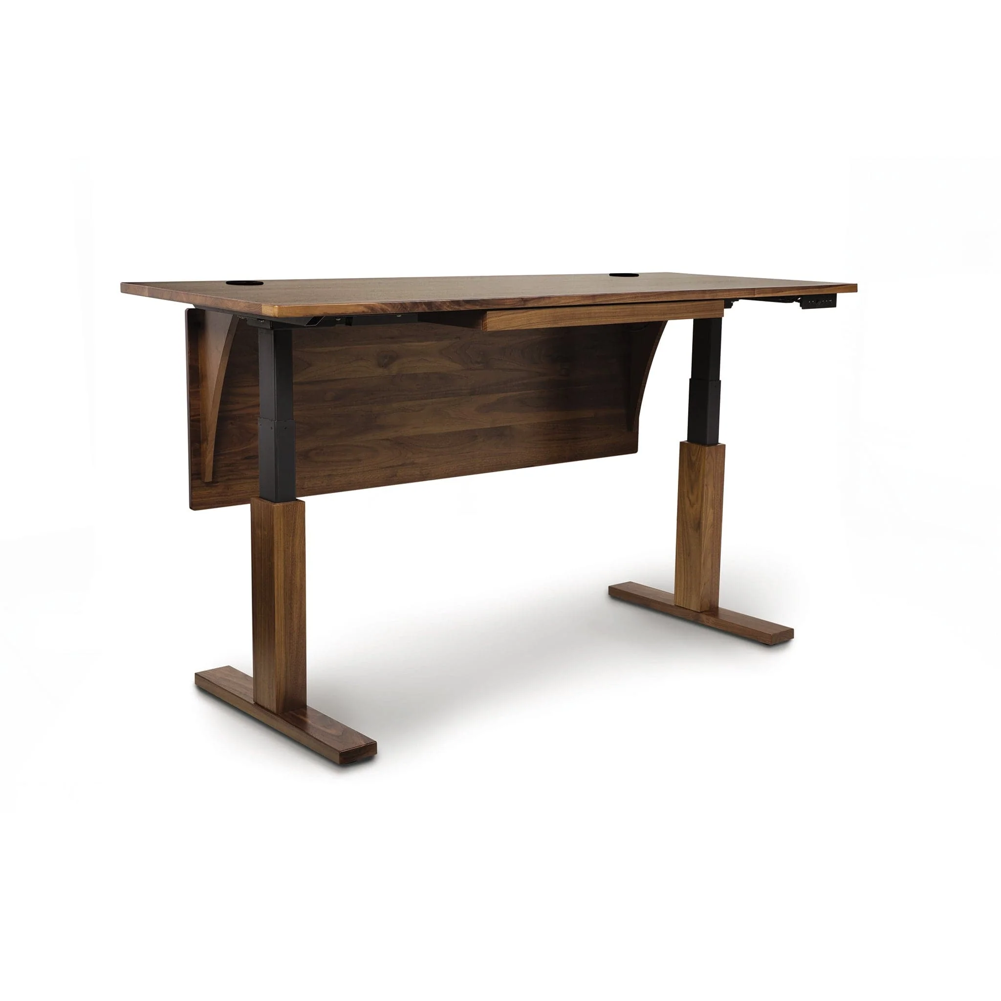 Copeland Invigo Executive Sit-Stand Desk Walnut - Image 2