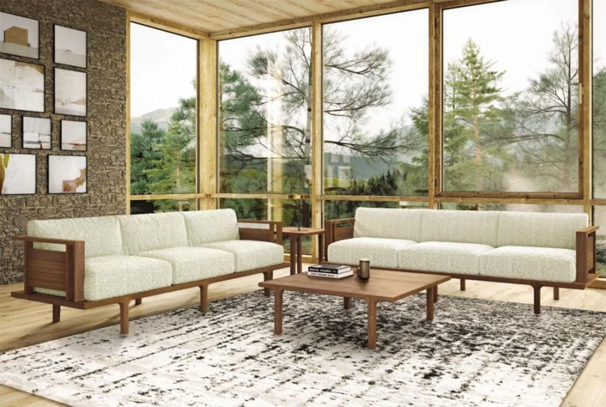 Copeland Sierra Armchair with Wood Panels - Image 5