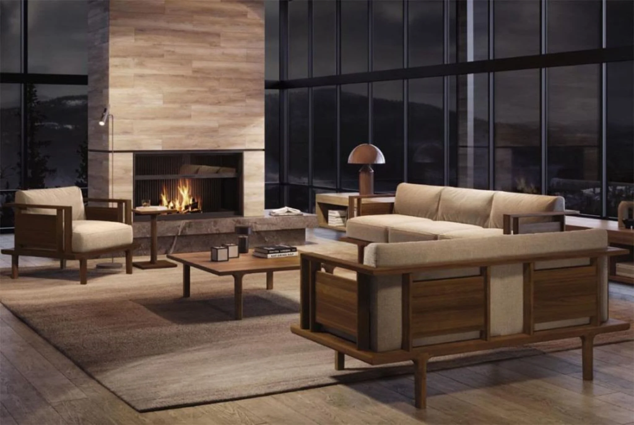 Copeland Sierra Sofa with Upholstered Panels - Image 8