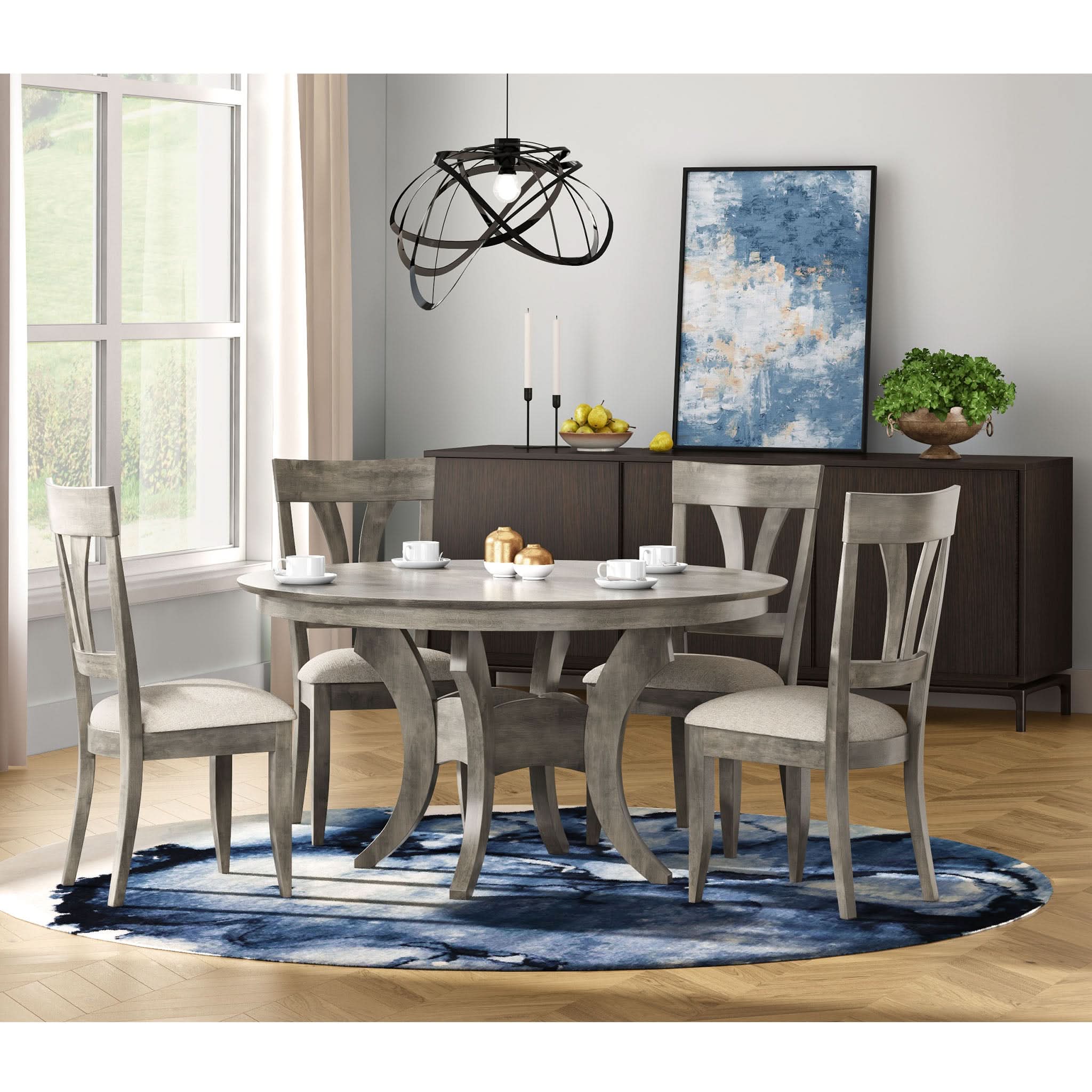 Crescent  Round Dining Table - Image 4