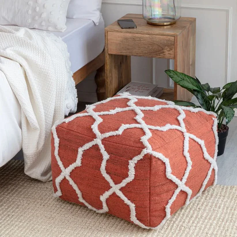 Crimson Dreams Pouf - Image 3