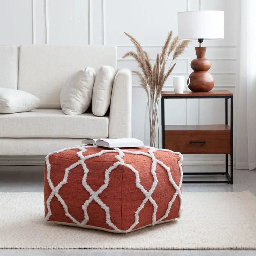 Crimson Dreams Pouf - Image 4