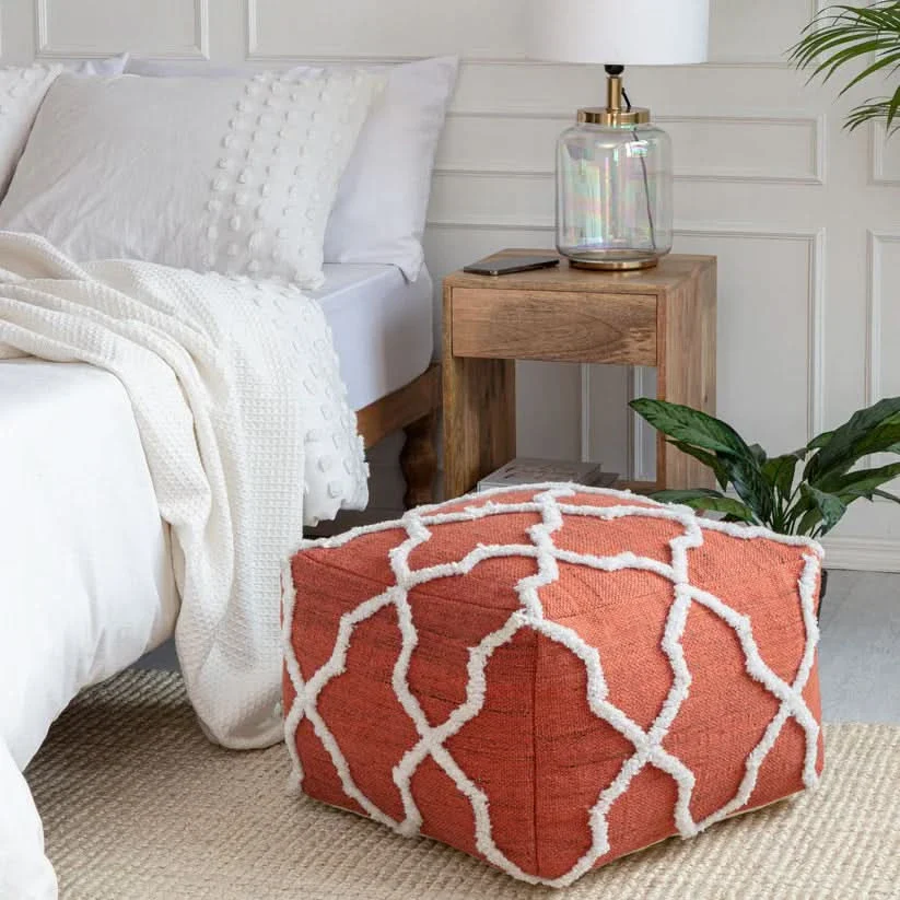 Crimson Dreams Pouf - Image 5