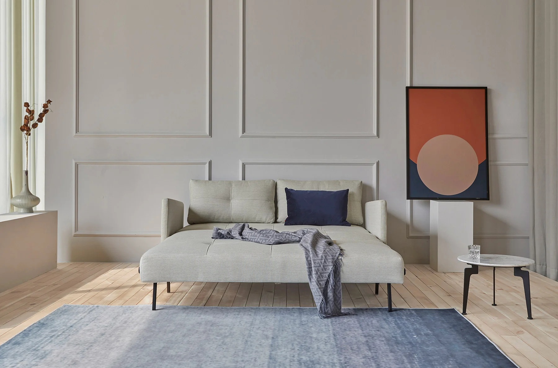 Cubed Full Size Sofa Bed With Arms - Image 10